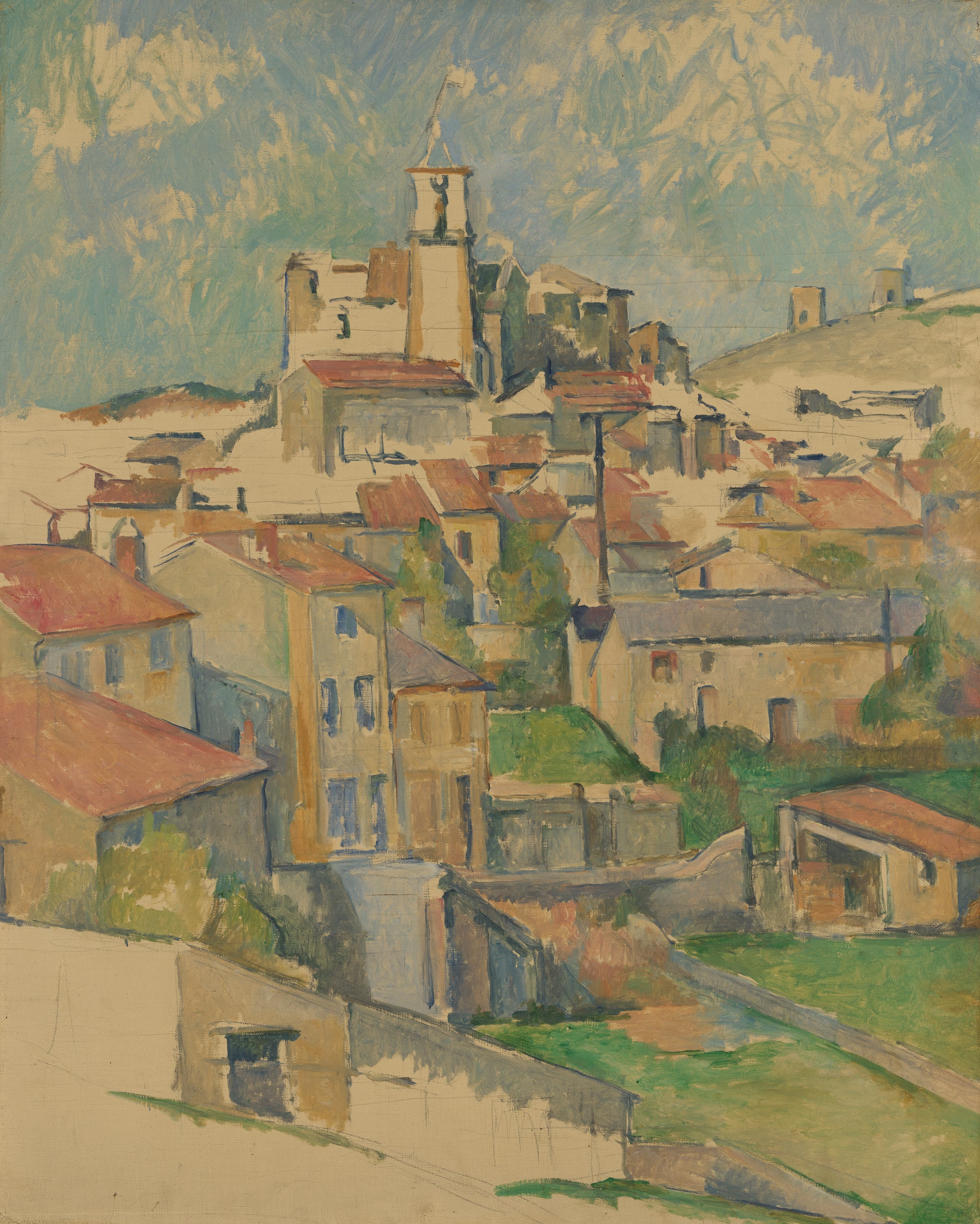 《加尔达讷》（Gardanne）｜保罗·塞尚 Paul Cézanne｜1885–1886