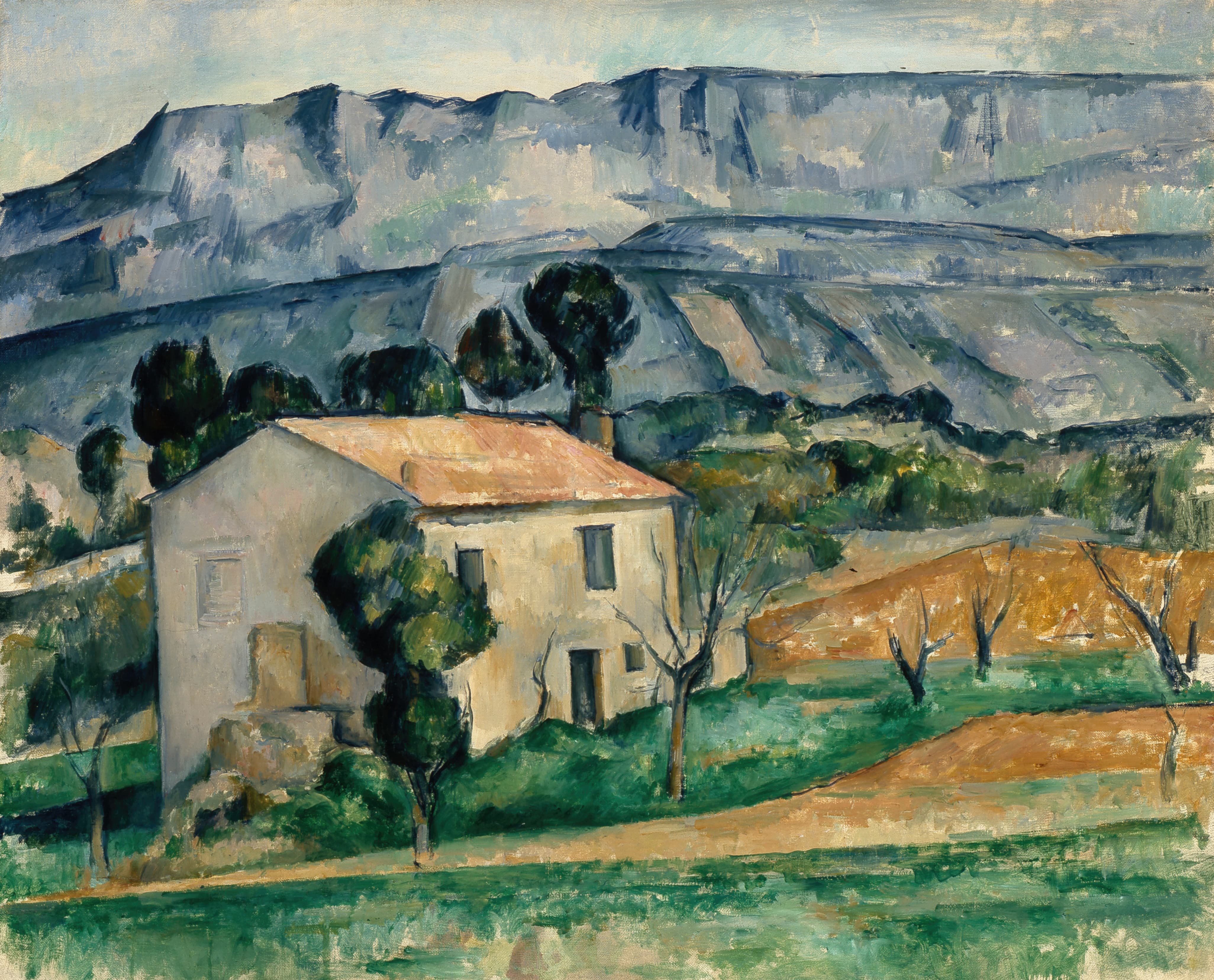 《普罗旺斯的房子》（house in provence）｜保罗·塞尚 Paul Cézanne｜1885