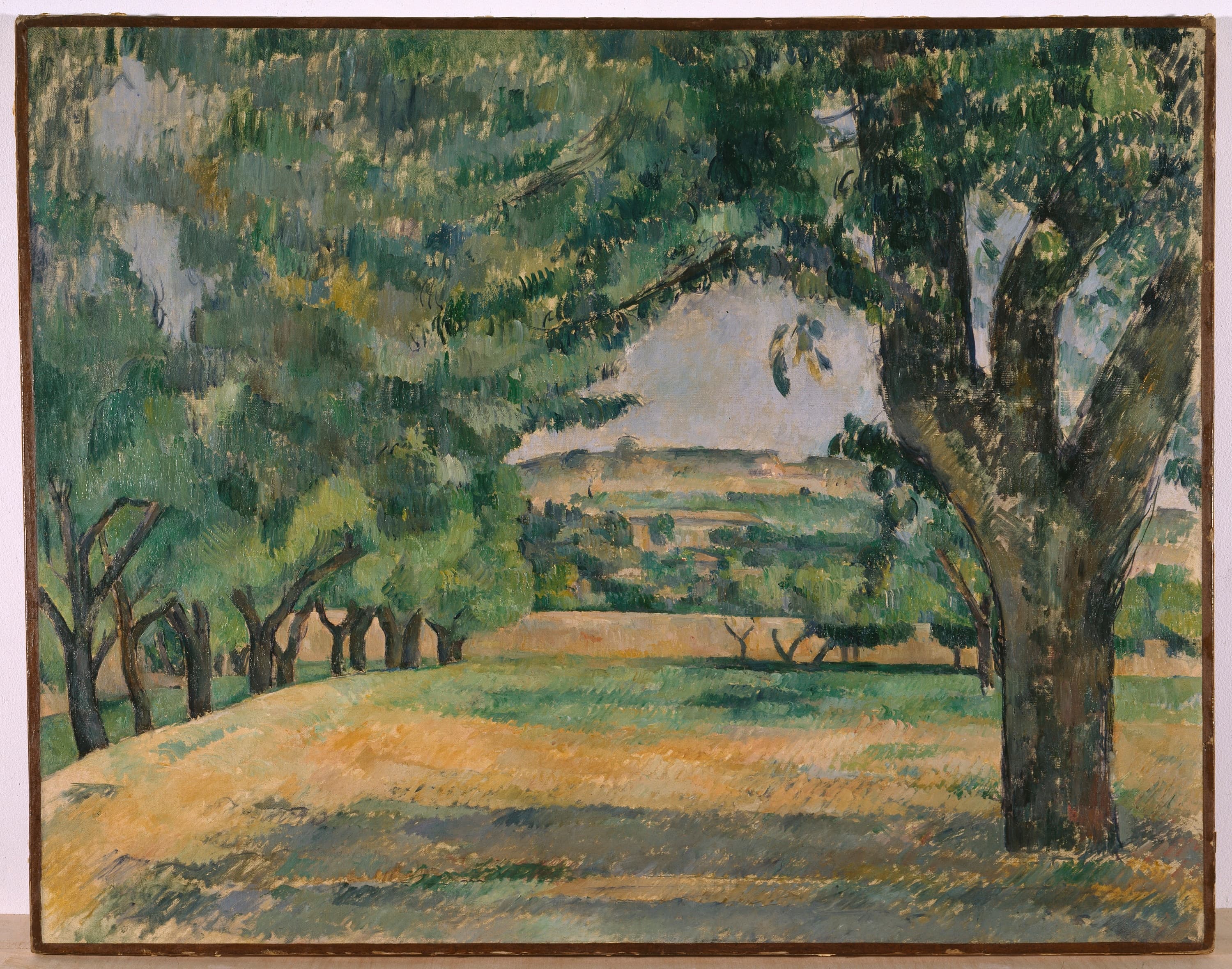 《雅斯德布凡社区》（the neighborhood of jas de bouffan）｜保罗·塞尚 Paul Cézanne｜1885