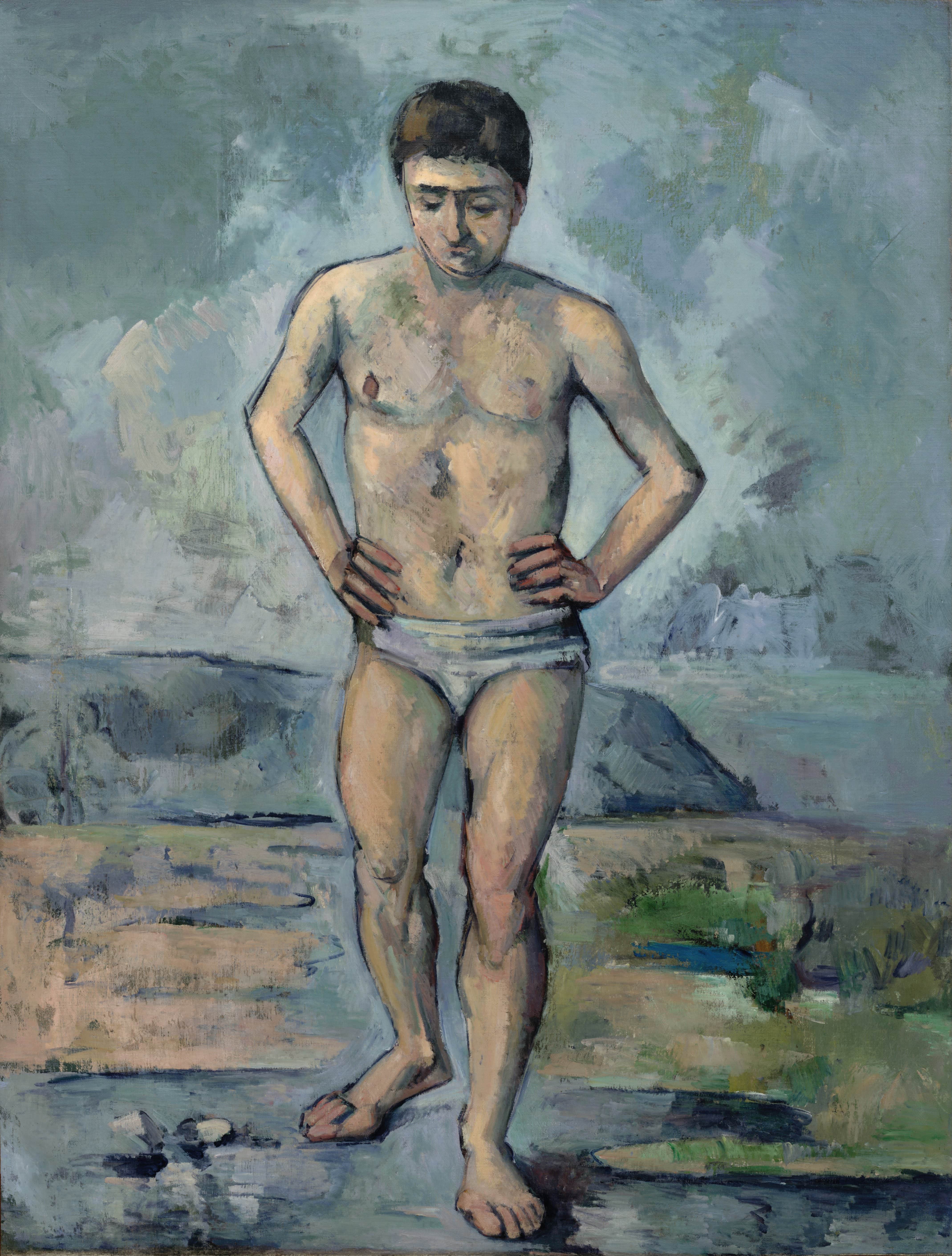 《伟大的沐浴者》（the great bather）｜保罗·塞尚 Paul Cézanne｜1885