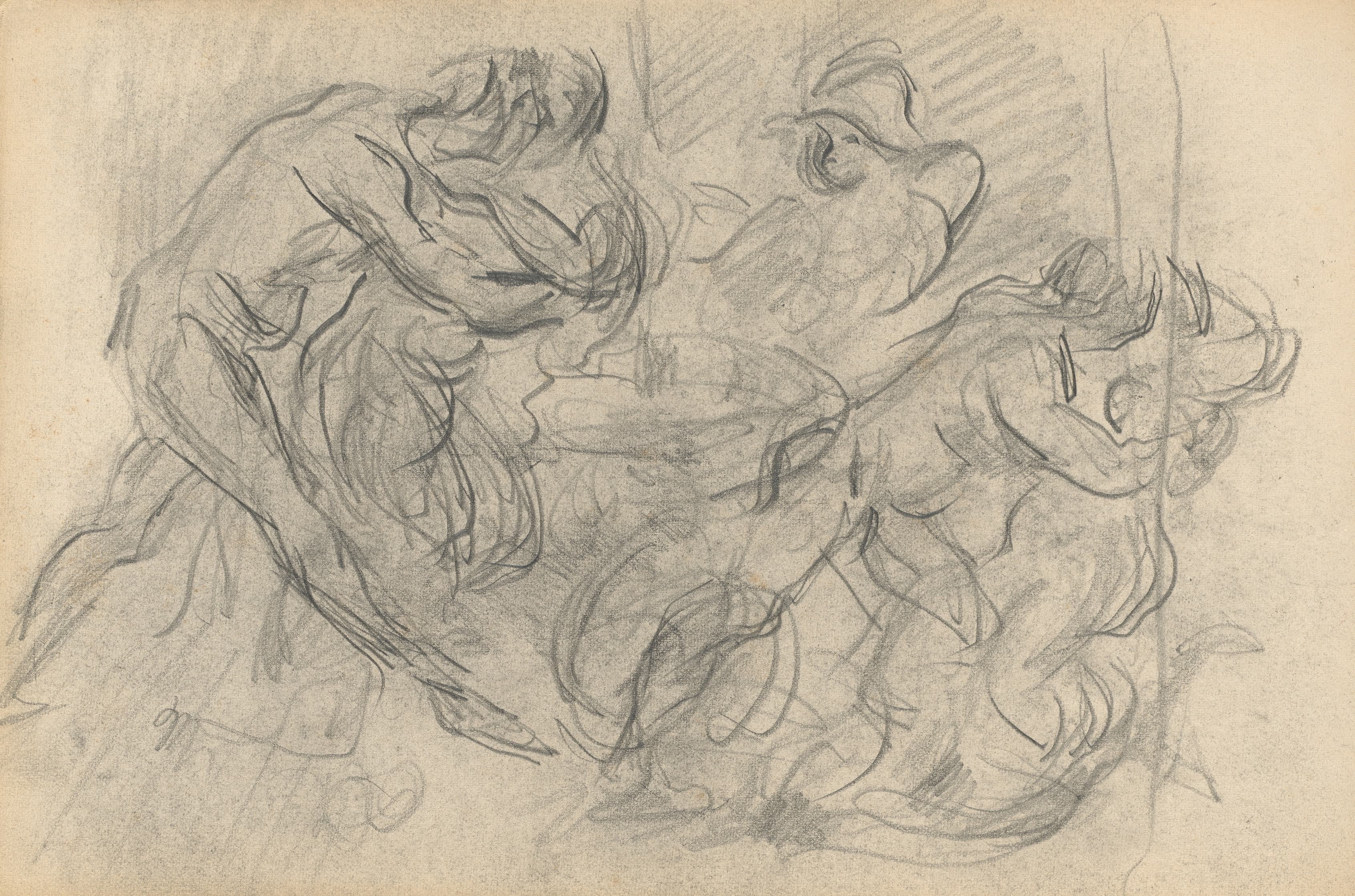 《嘉年华场景》（carnival scene）｜保罗·塞尚 Paul Cézanne｜1885–1888