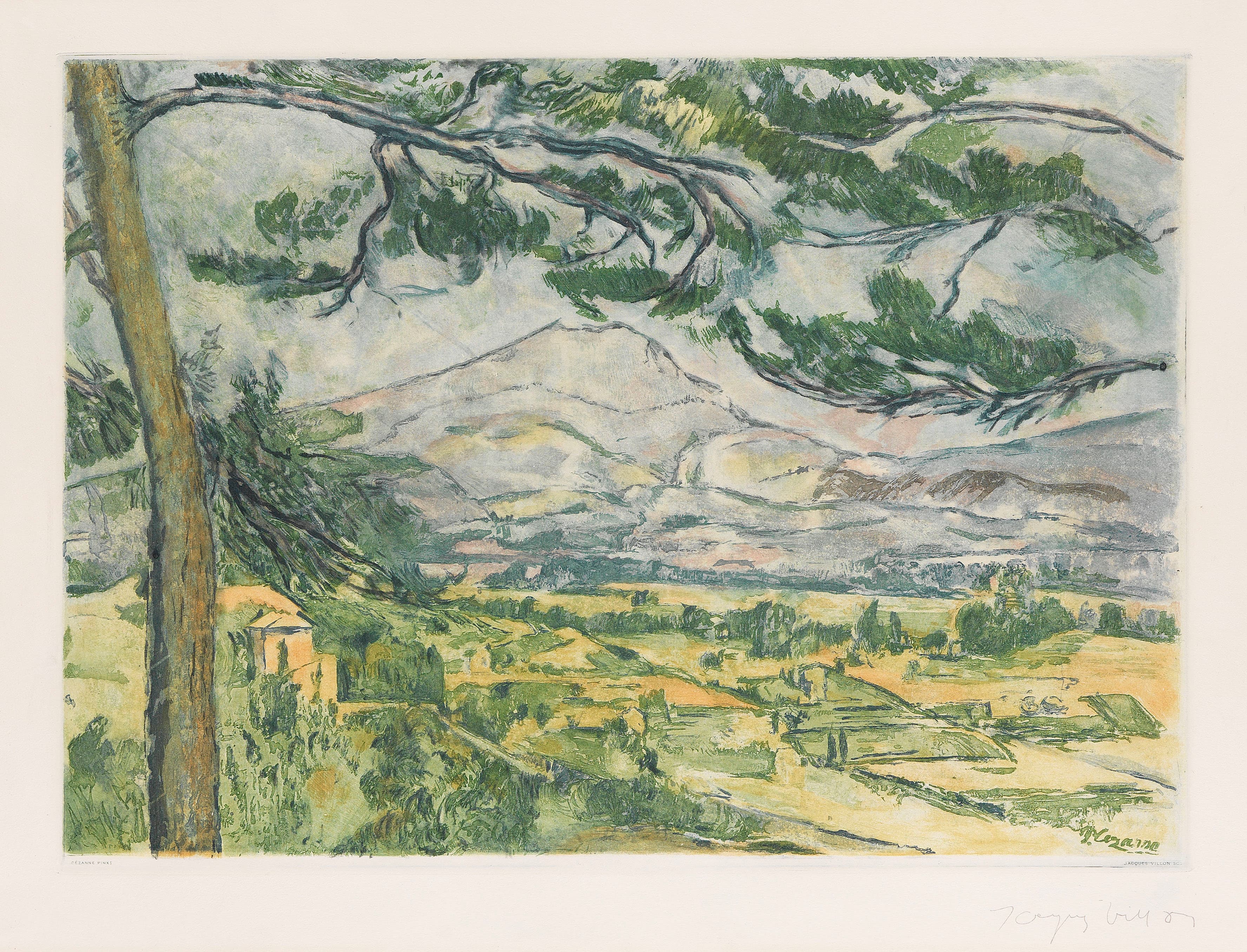 《圣胜利山》（holy victory mountain）｜保罗·塞尚 Paul Cézanne｜1887