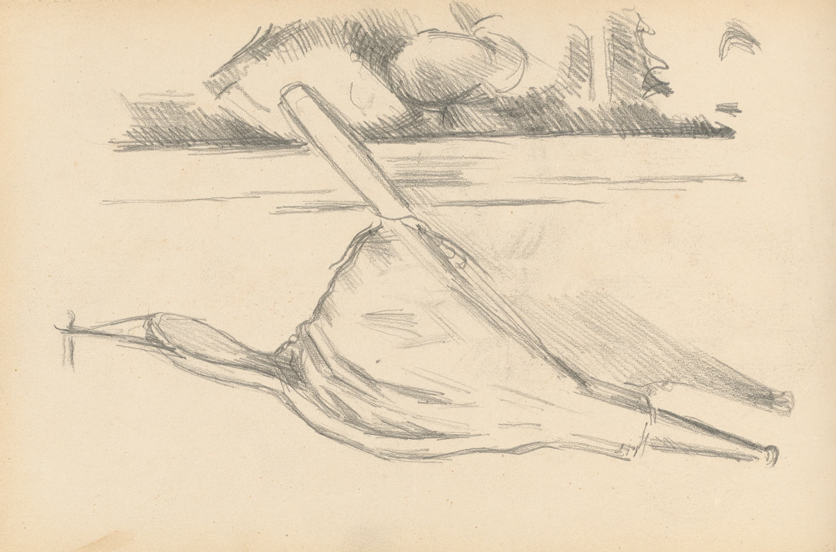 《壁炉前的风箱》（bellows in front of a fireplace）｜保罗·塞尚 Paul Cézanne｜1887–1892