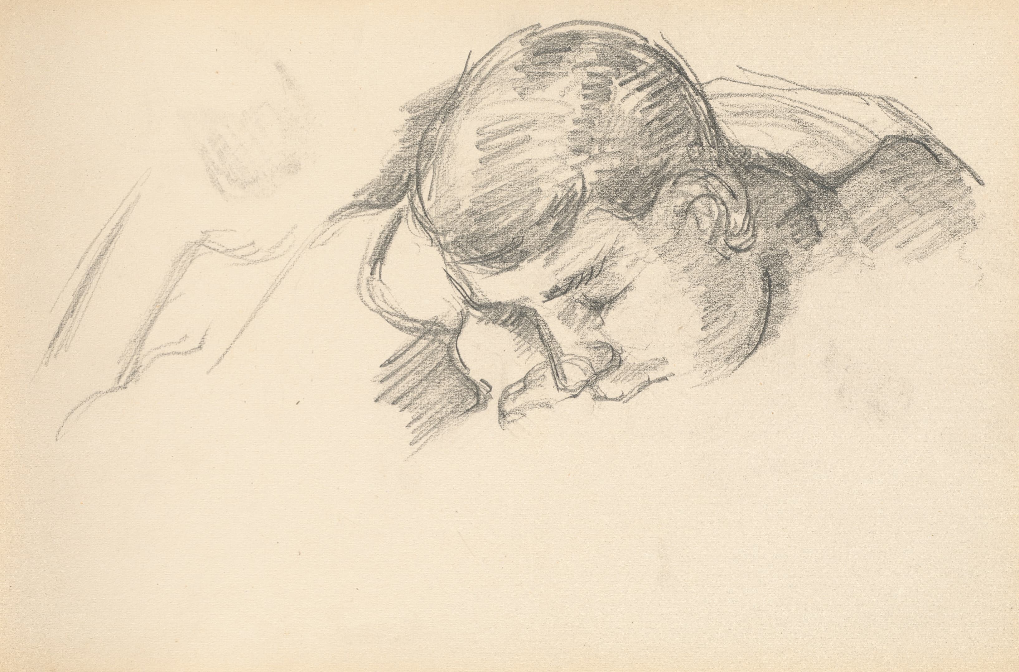 《艺术家的儿子读c》（the artists son reading c）｜保罗·塞尚 Paul Cézanne｜1887