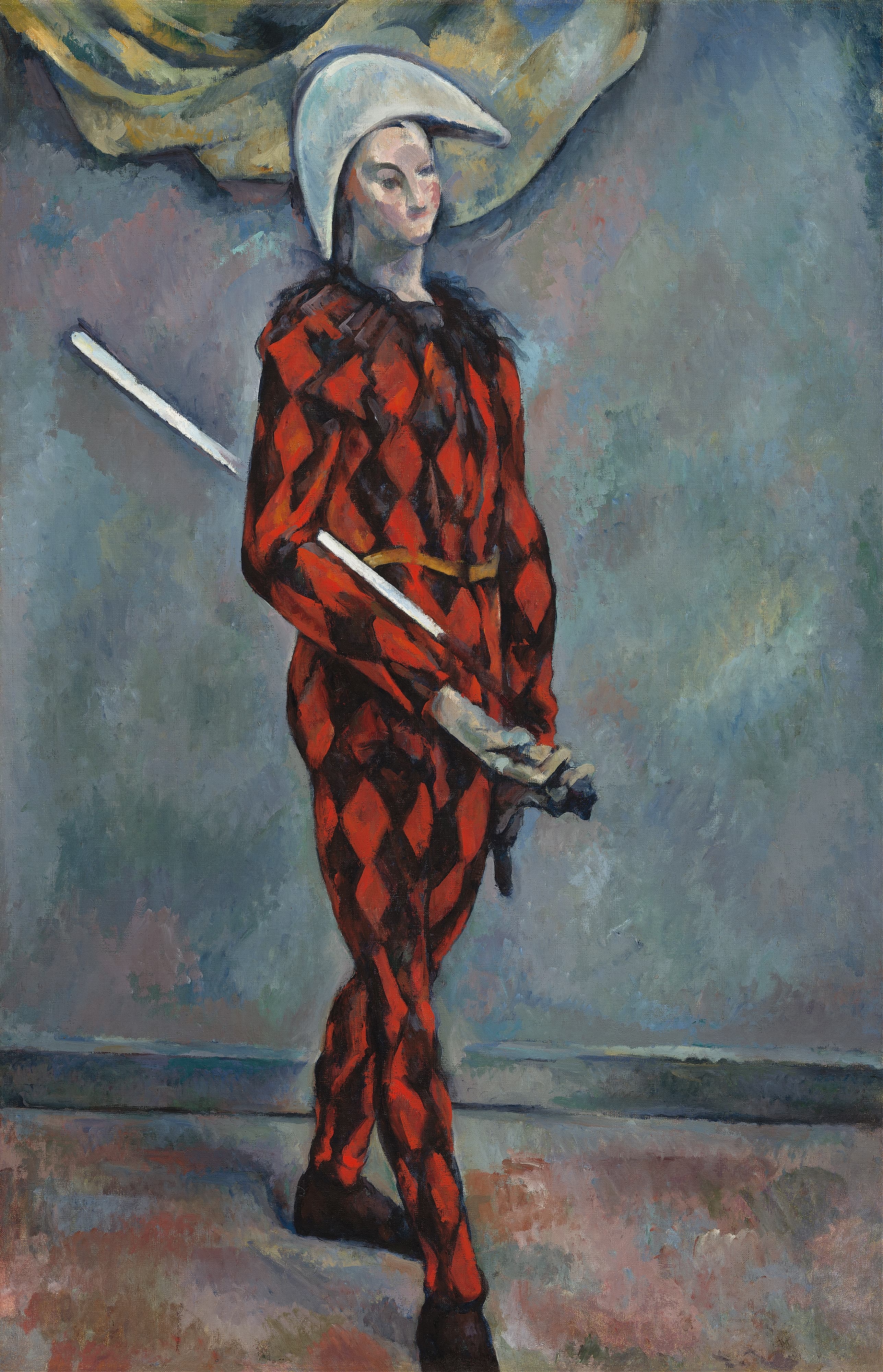 《丑角》（harlequin）｜保罗·塞尚 Paul Cézanne｜1888–1890