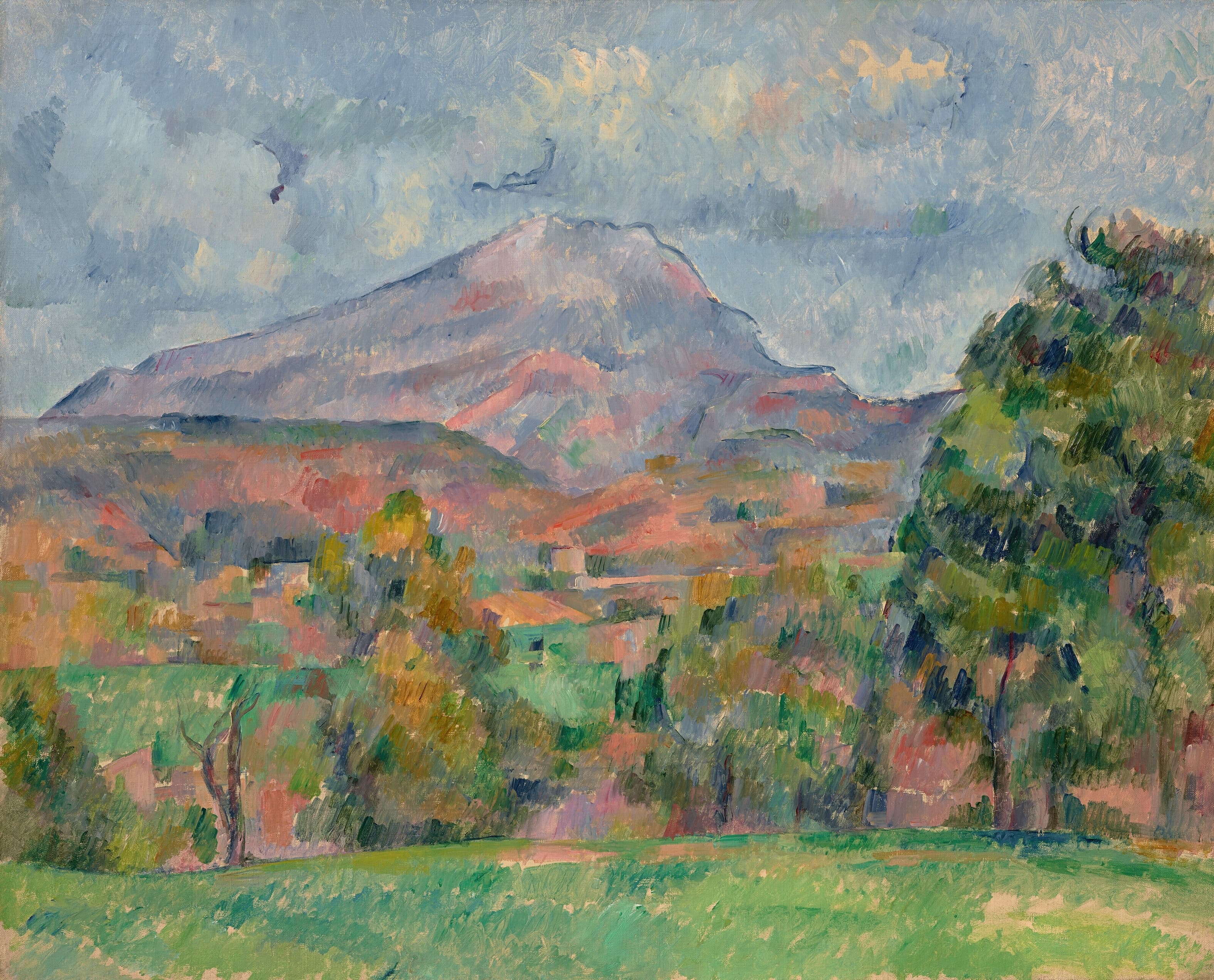 《圣胜利山》（holy victory mountain）｜保罗·塞尚 Paul Cézanne｜1888–1890