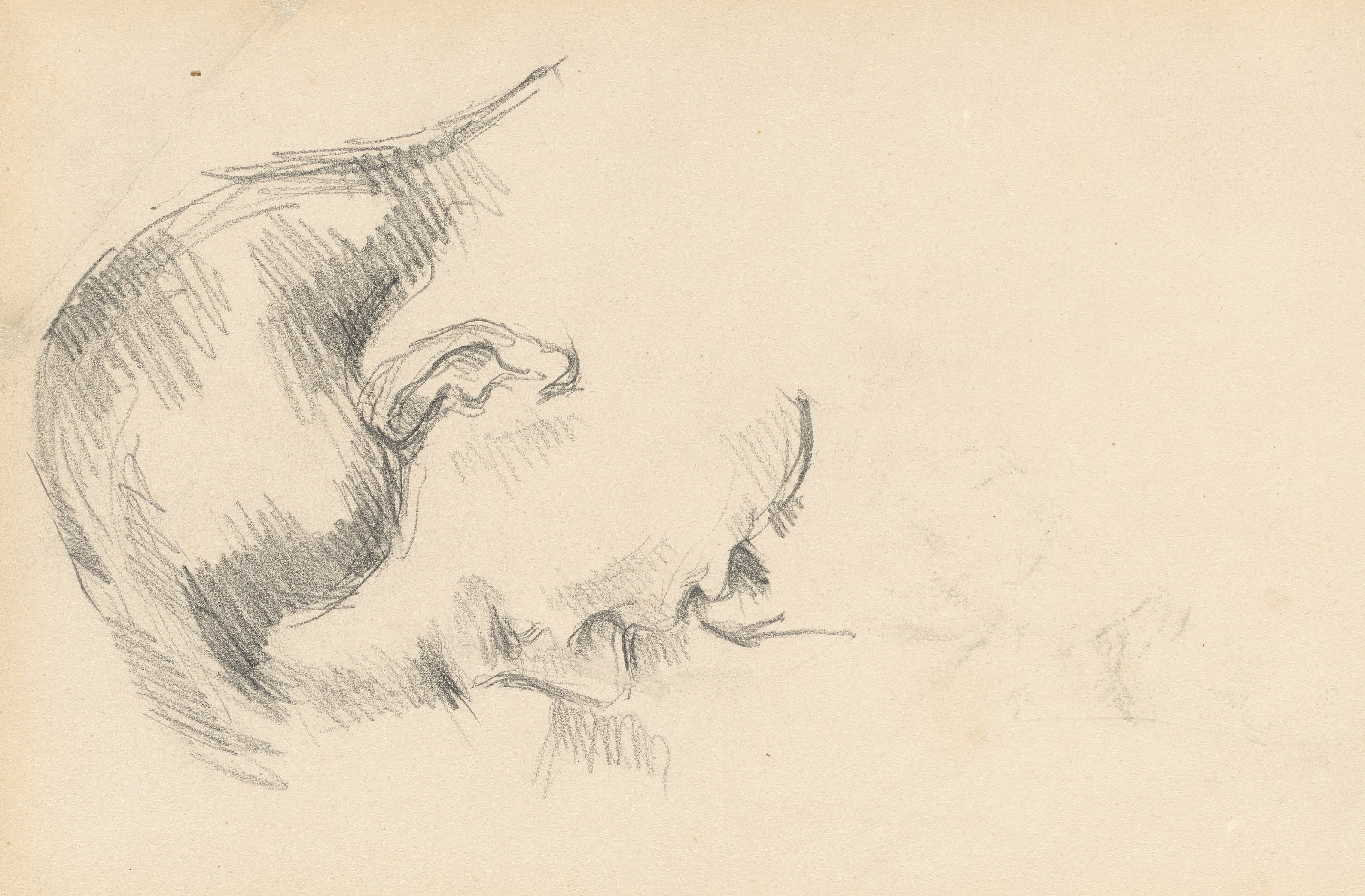 《艺术家儿子的头》（head of the artists son）｜保罗·塞尚 Paul Cézanne｜1888–1889