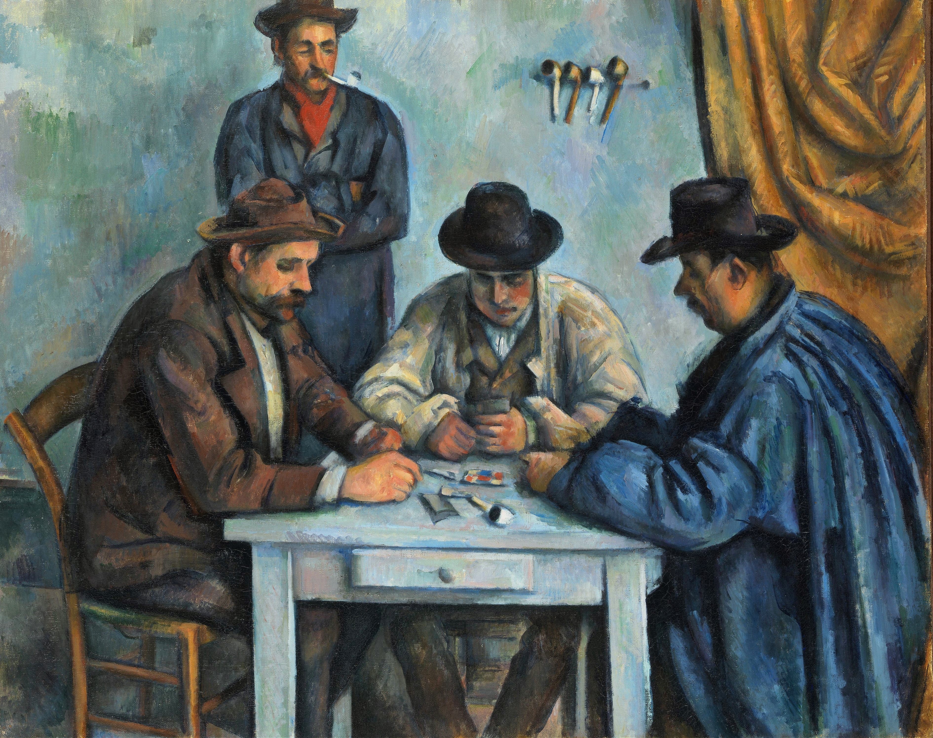 《玩纸牌者》（The Card Players）｜保罗·塞尚 Paul Cézanne｜1890–1892