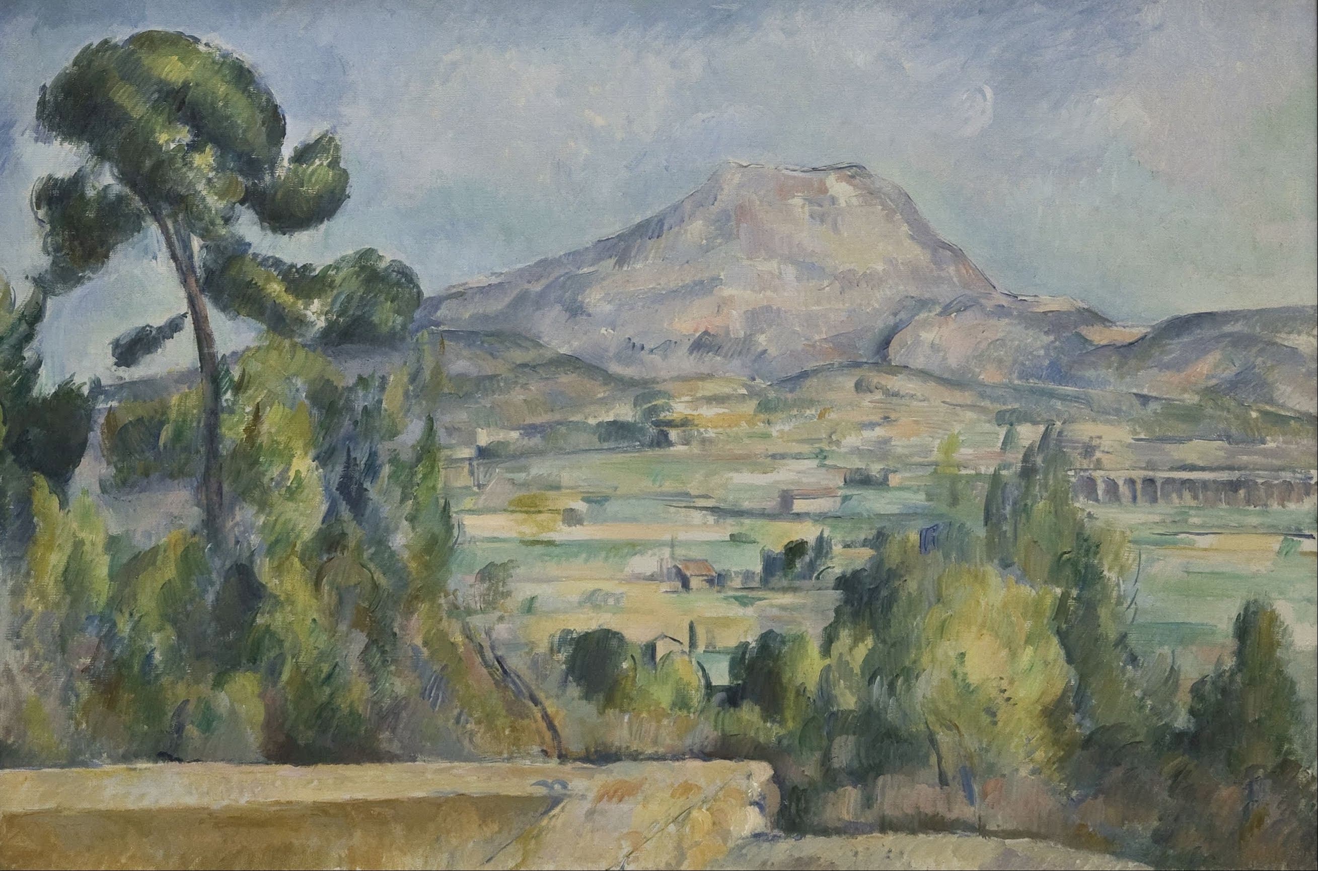 《圣胜利山》（holy victory mountain）｜保罗·塞尚 Paul Cézanne｜约1890