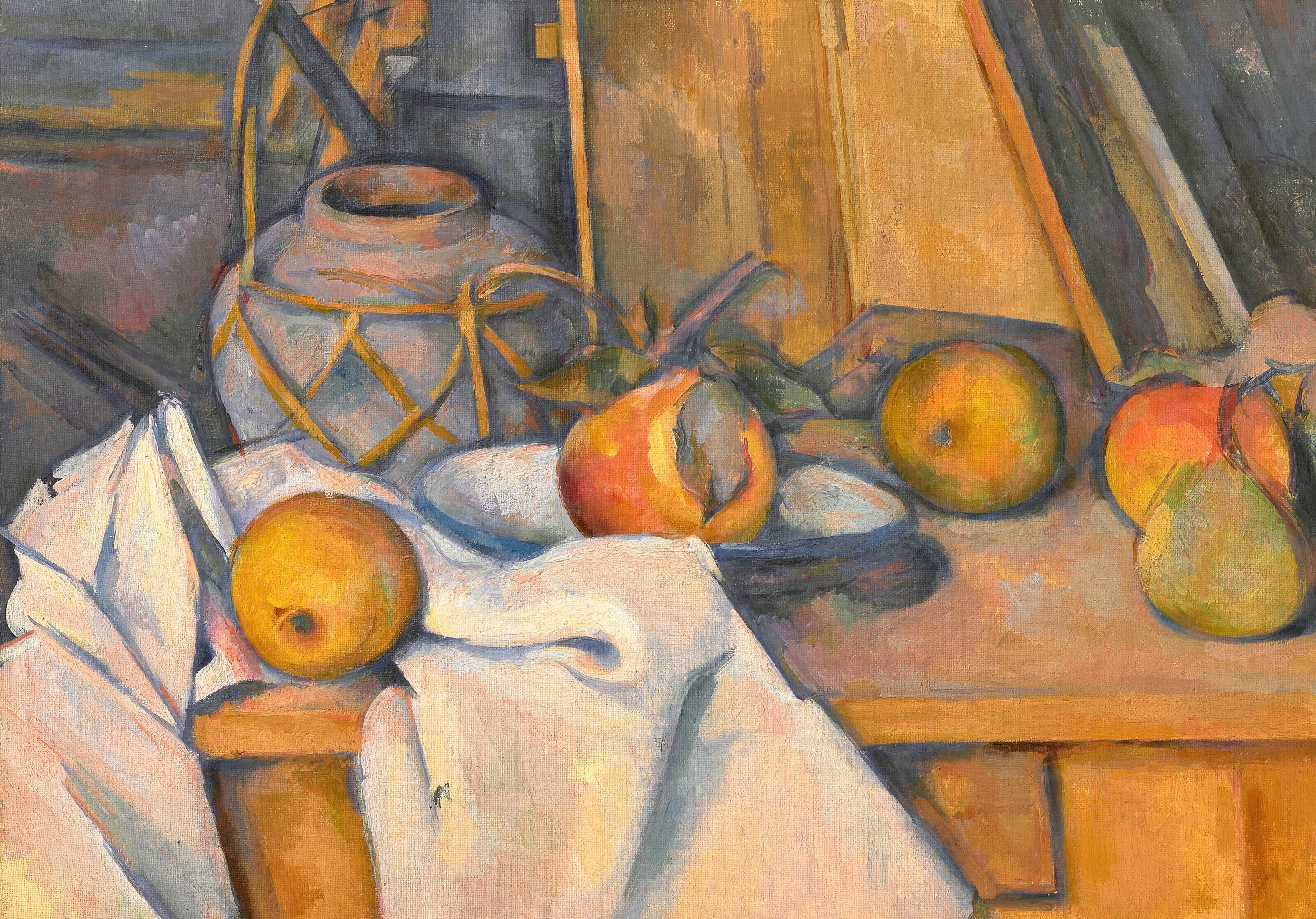 《水果和姜罐》（fruit and ginger jar）｜保罗·塞尚 Paul Cézanne｜1890–1893