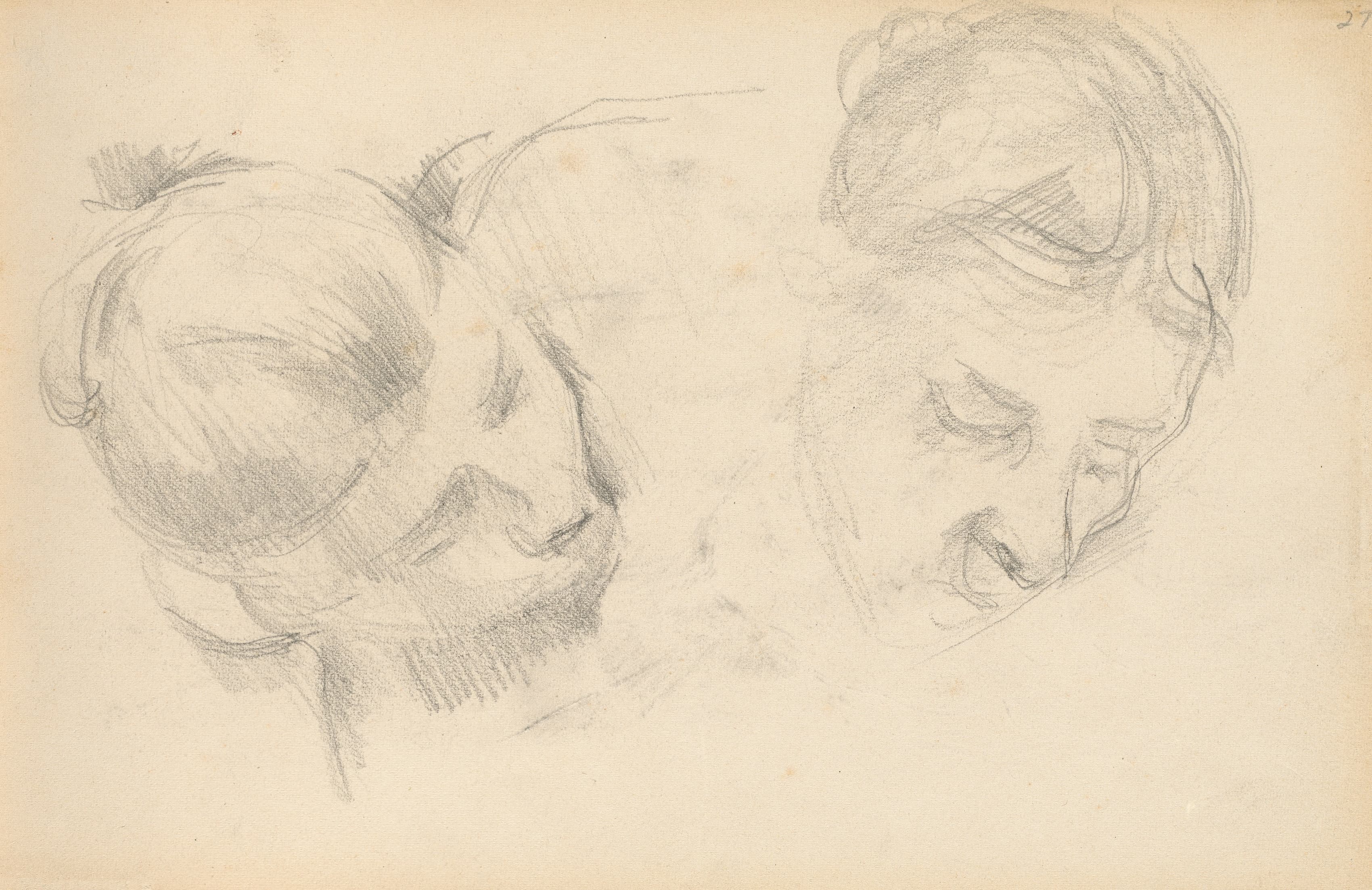 《两个女人的头》（two heads of women）｜保罗·塞尚 Paul Cézanne｜1890–1894