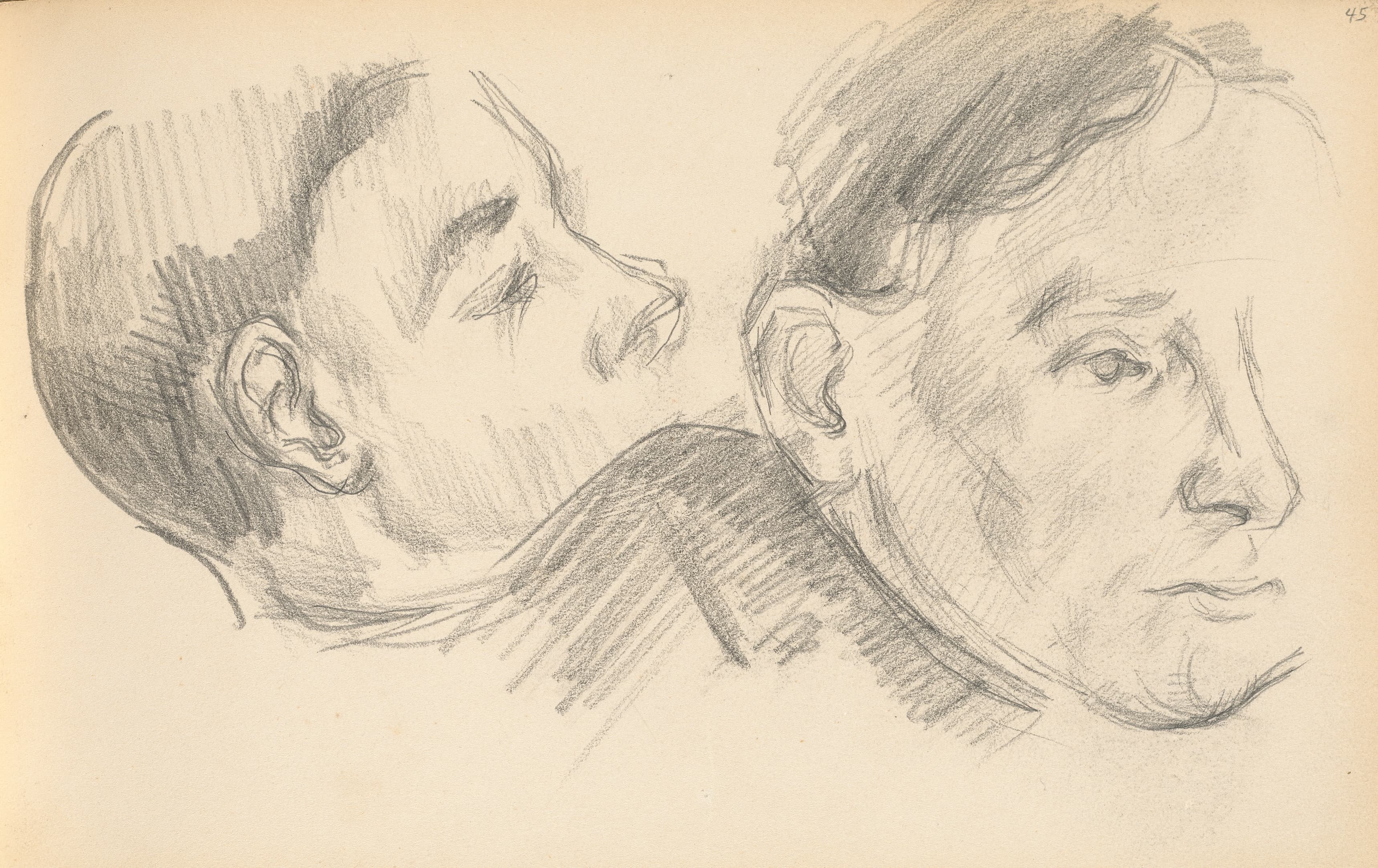 《两个头》（two heads）｜保罗·塞尚 Paul Cézanne｜1890–1896