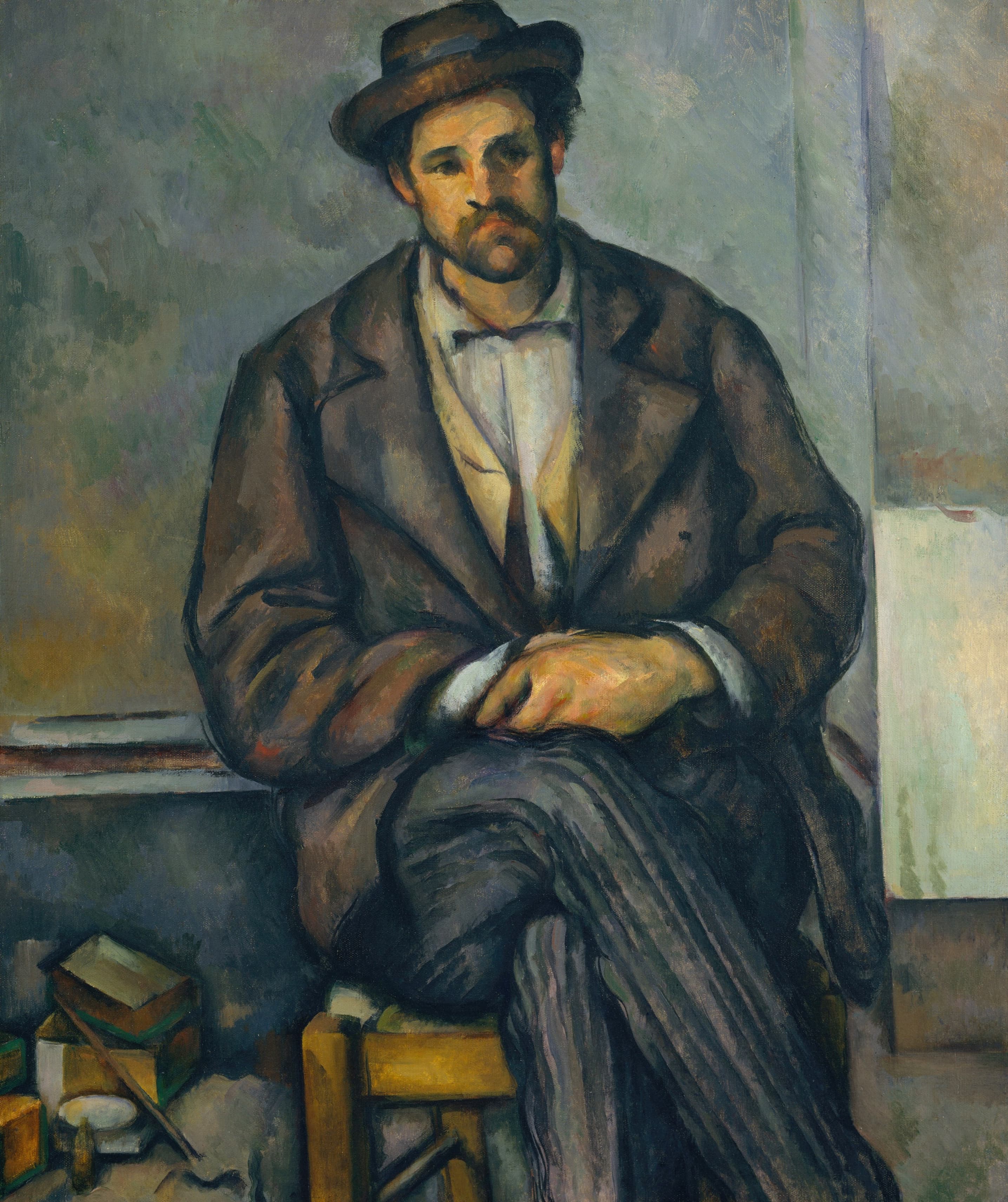 《坐着的农民》（seated peasant）｜保罗·塞尚 Paul Cézanne｜约189296