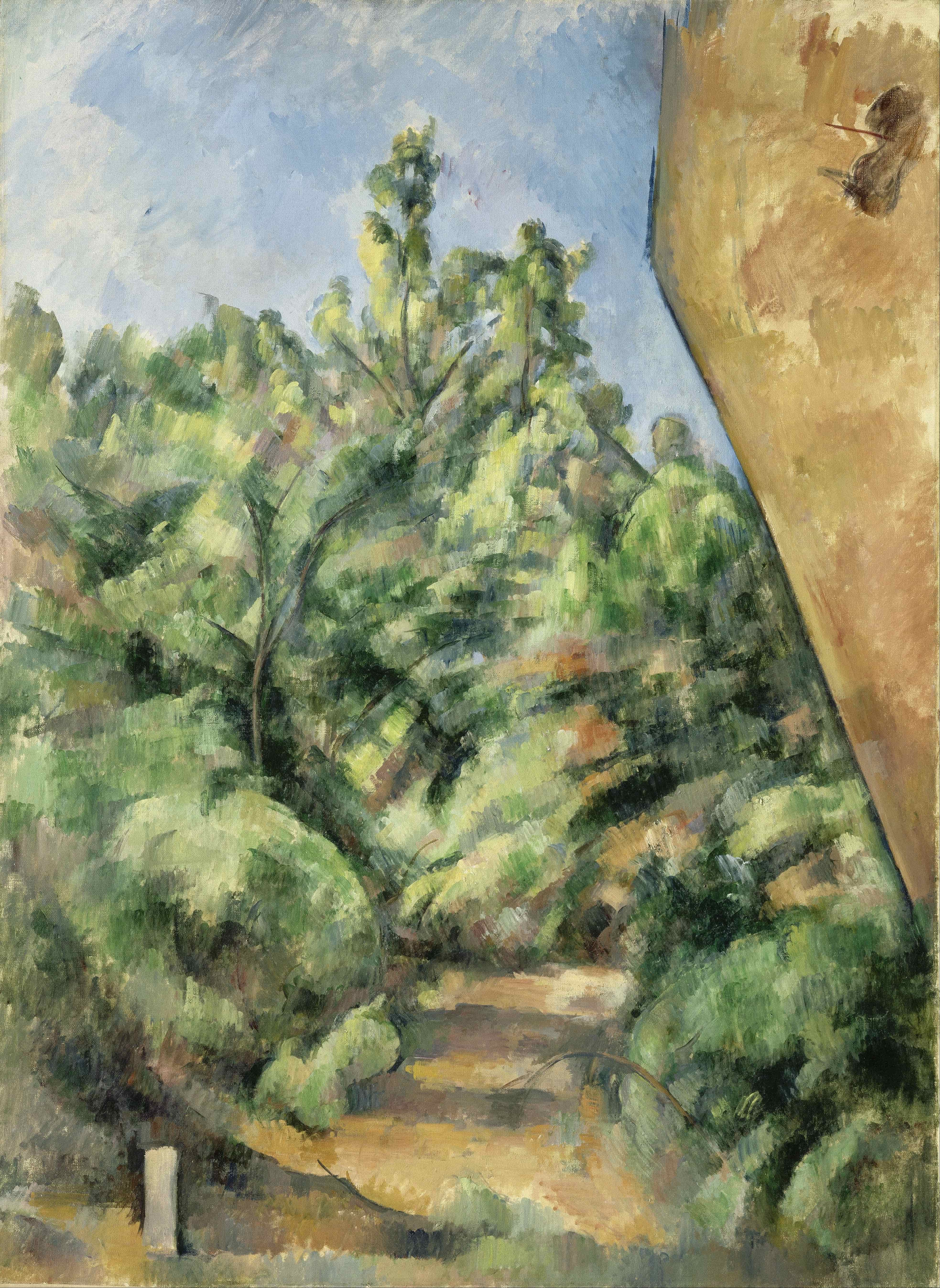 《红岩》（the red rock）｜保罗·塞尚 Paul Cézanne｜约1895