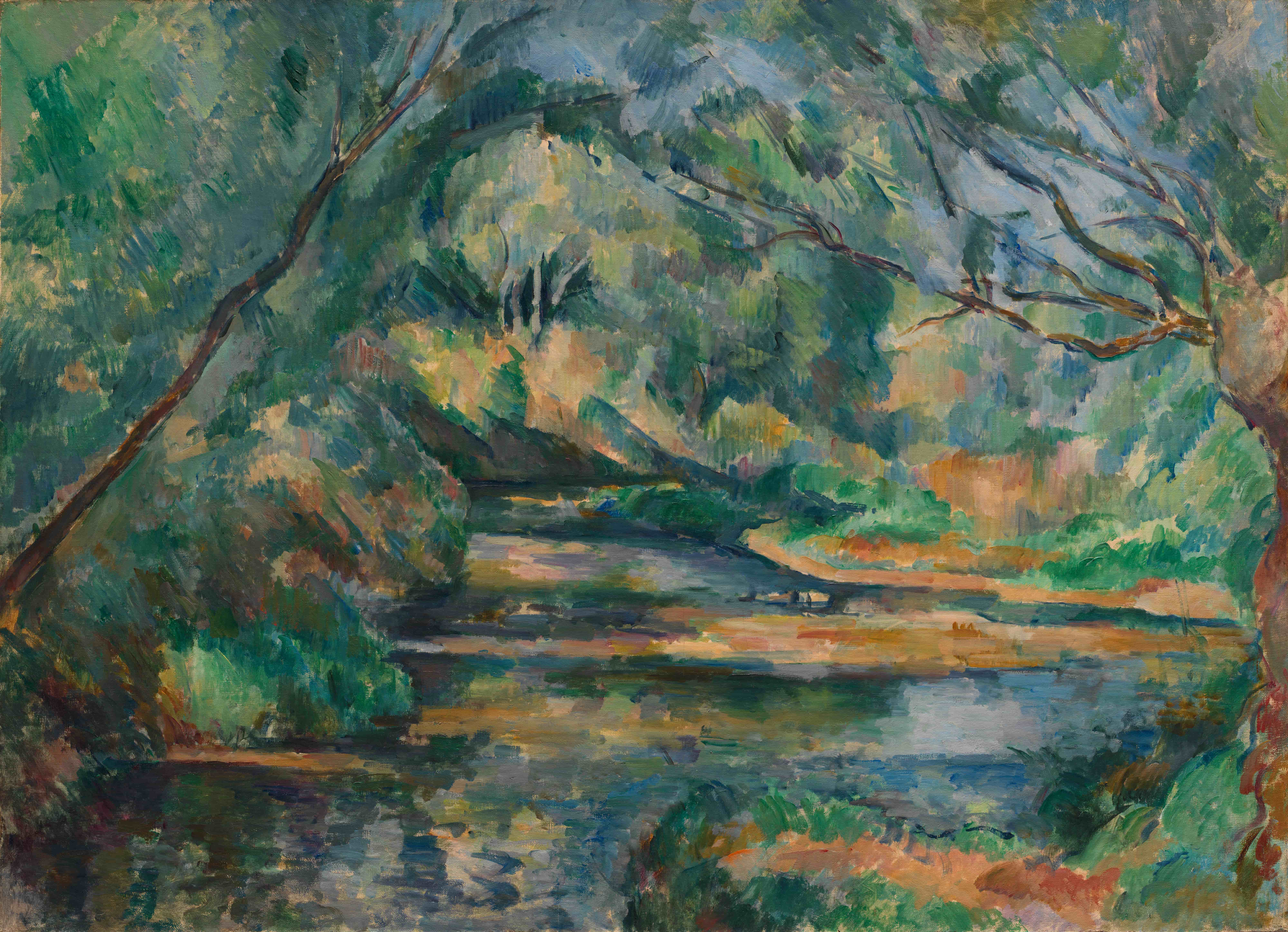 《小溪c》（the brook c）｜保罗·塞尚 Paul Cézanne｜1895–1900