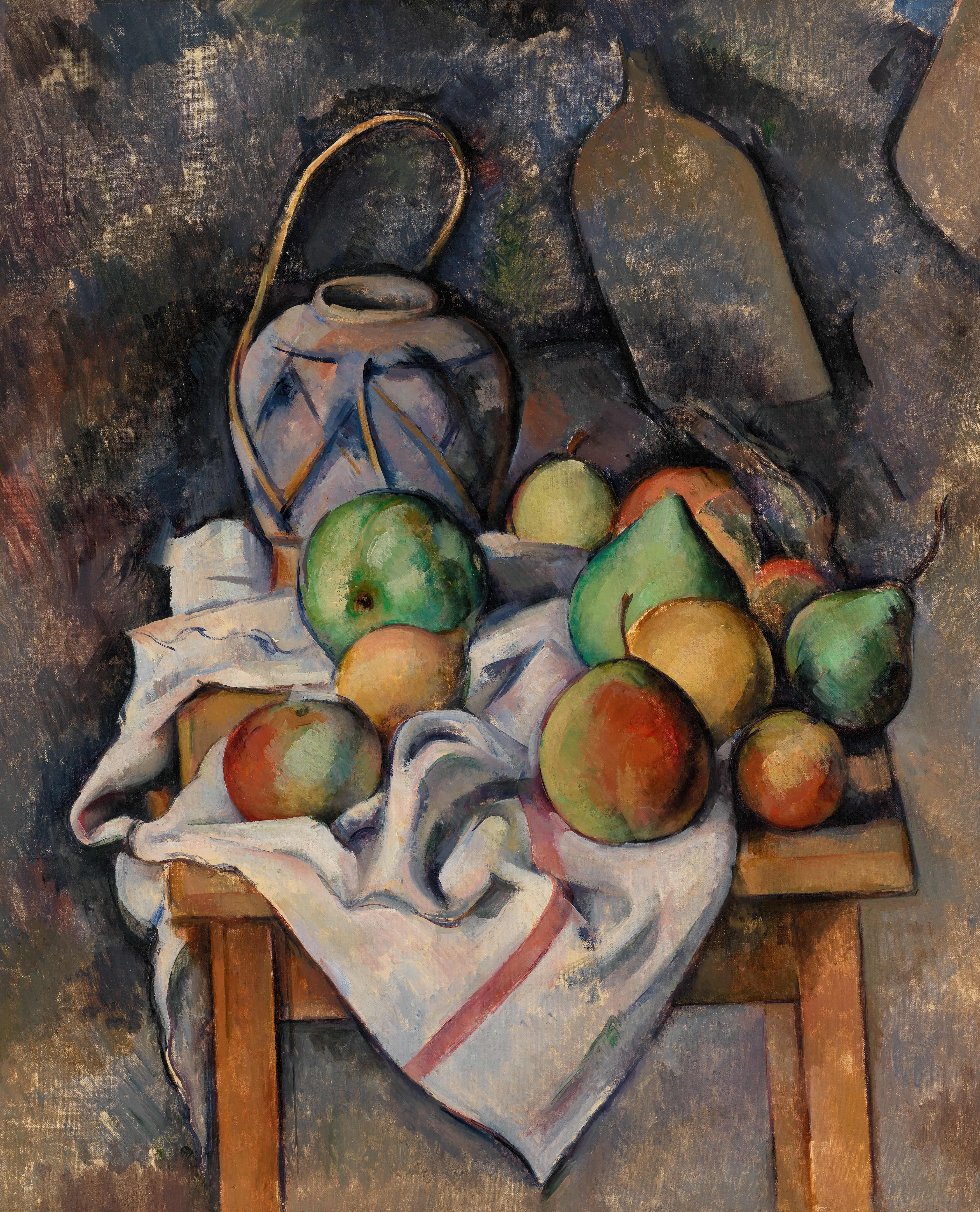 《姜罐 姜罐 c》（ginger jar ginger jar c）｜保罗·塞尚 Paul Cézanne｜1895