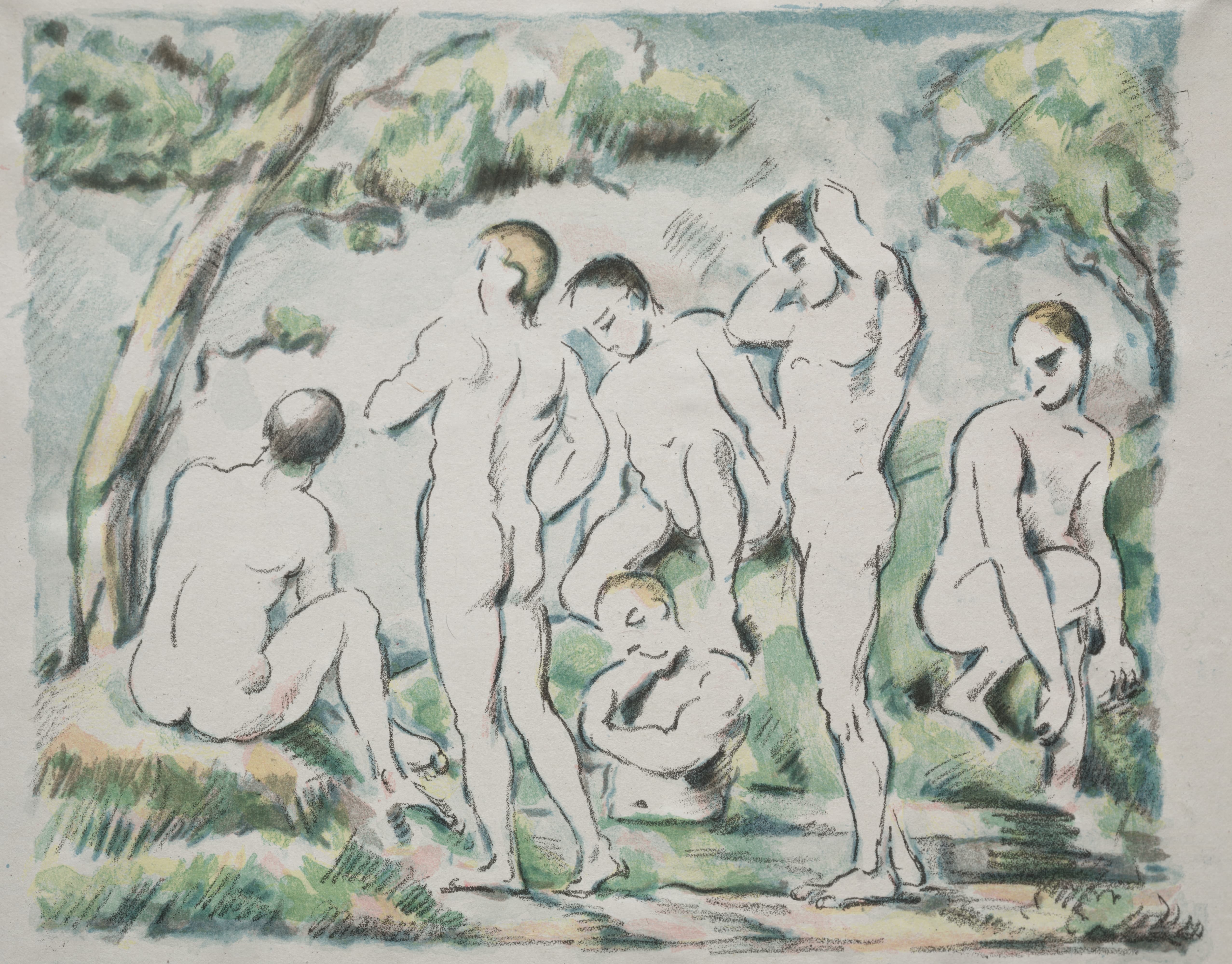 《沐浴者》（the bathers）｜保罗·塞尚 Paul Cézanne｜1897