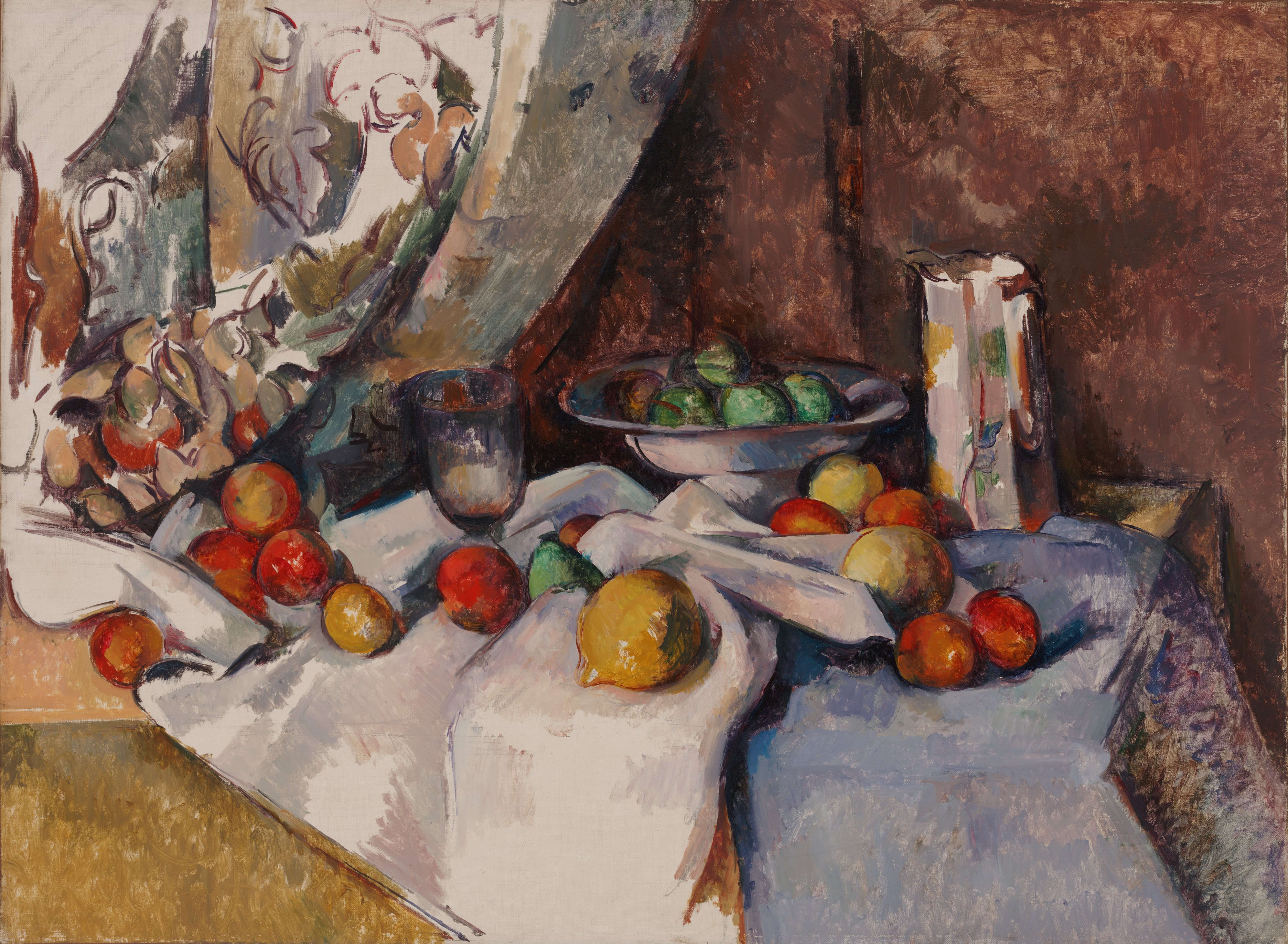 《1895 年至今的苹果静物画》（still life with apples from 1895 until）｜保罗·塞尚 Paul Cézanne｜1898