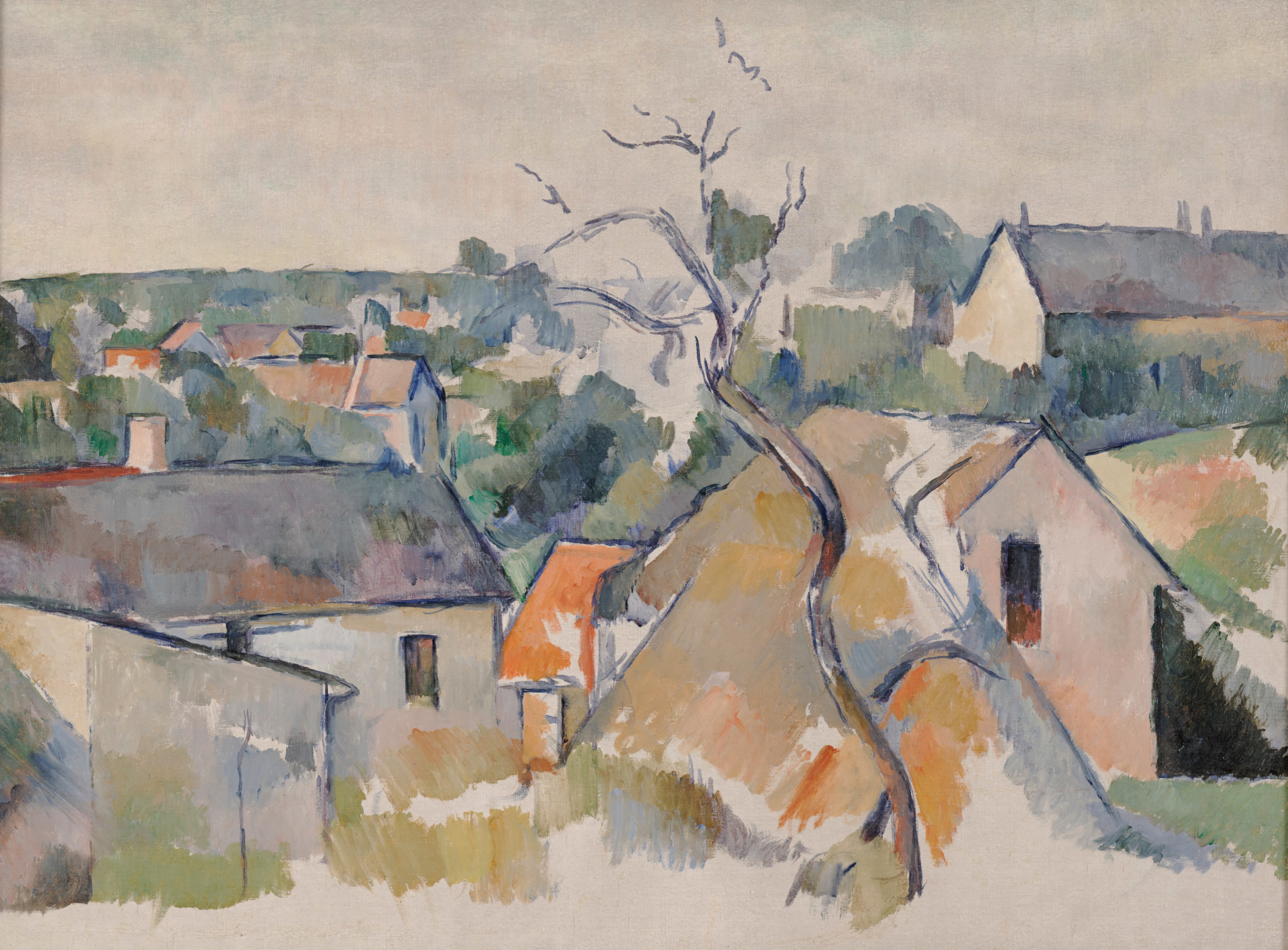 《屋顶》（the rooftops）｜保罗·塞尚 Paul Cézanne｜约1898