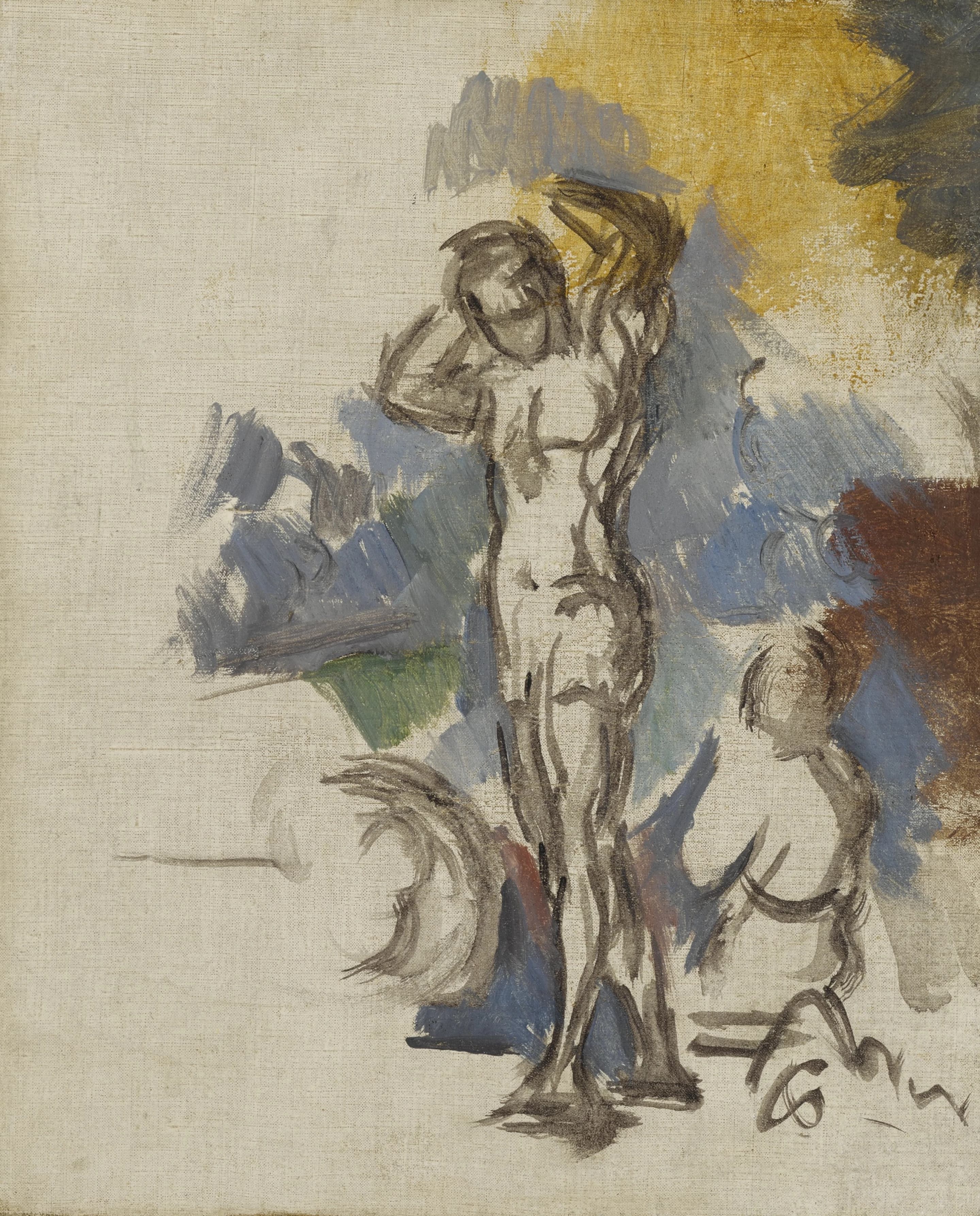 《沐浴者》（bathers）｜保罗·塞尚 Paul Cézanne｜约1900