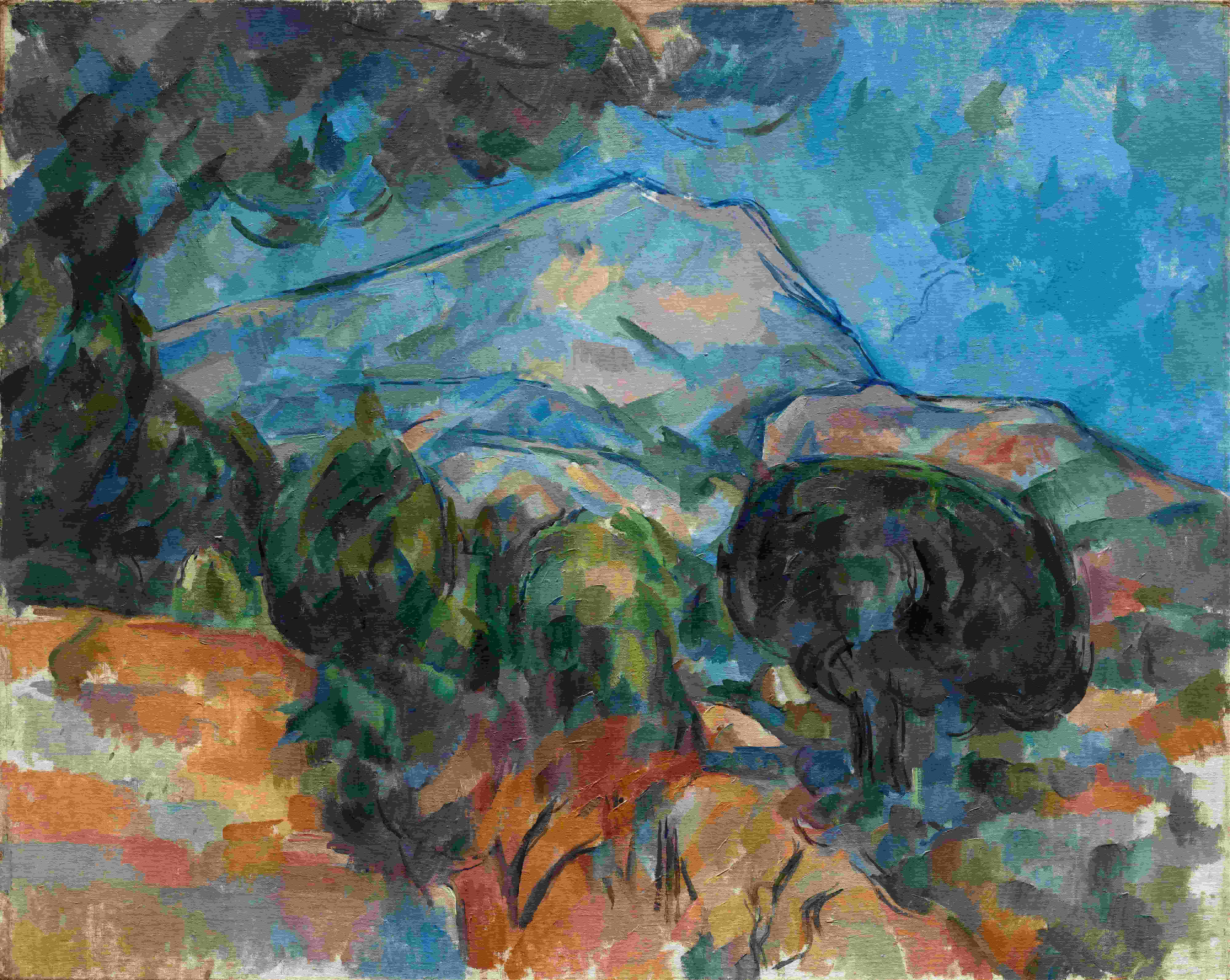 《圣山胜利c》（mount holy victory c）｜保罗·塞尚 Paul Cézanne｜1904
