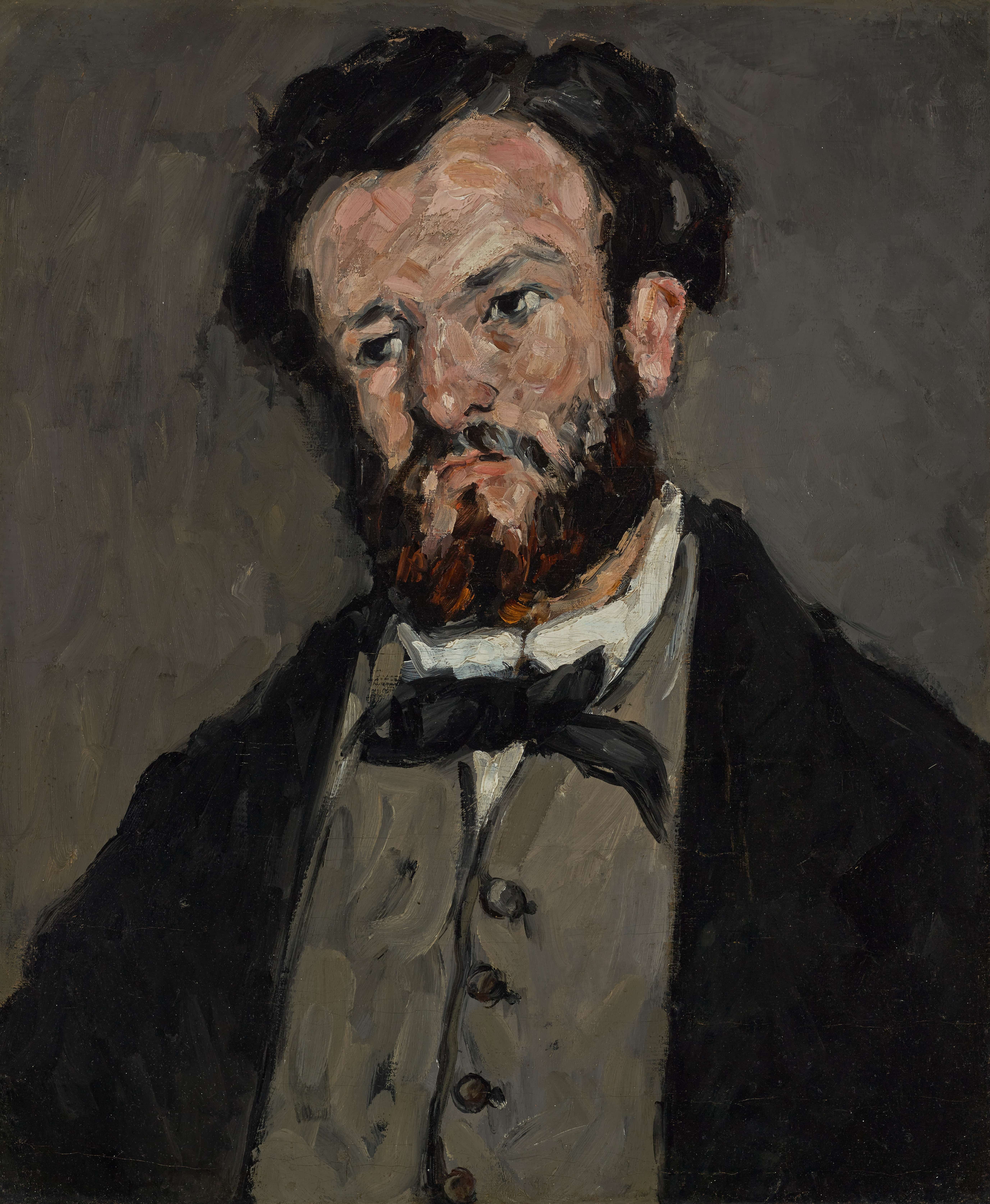 《安东尼·瓦拉布雷格的肖像》（portrait of anthony valabregue）｜保罗·塞尚 Paul Cézanne｜不明