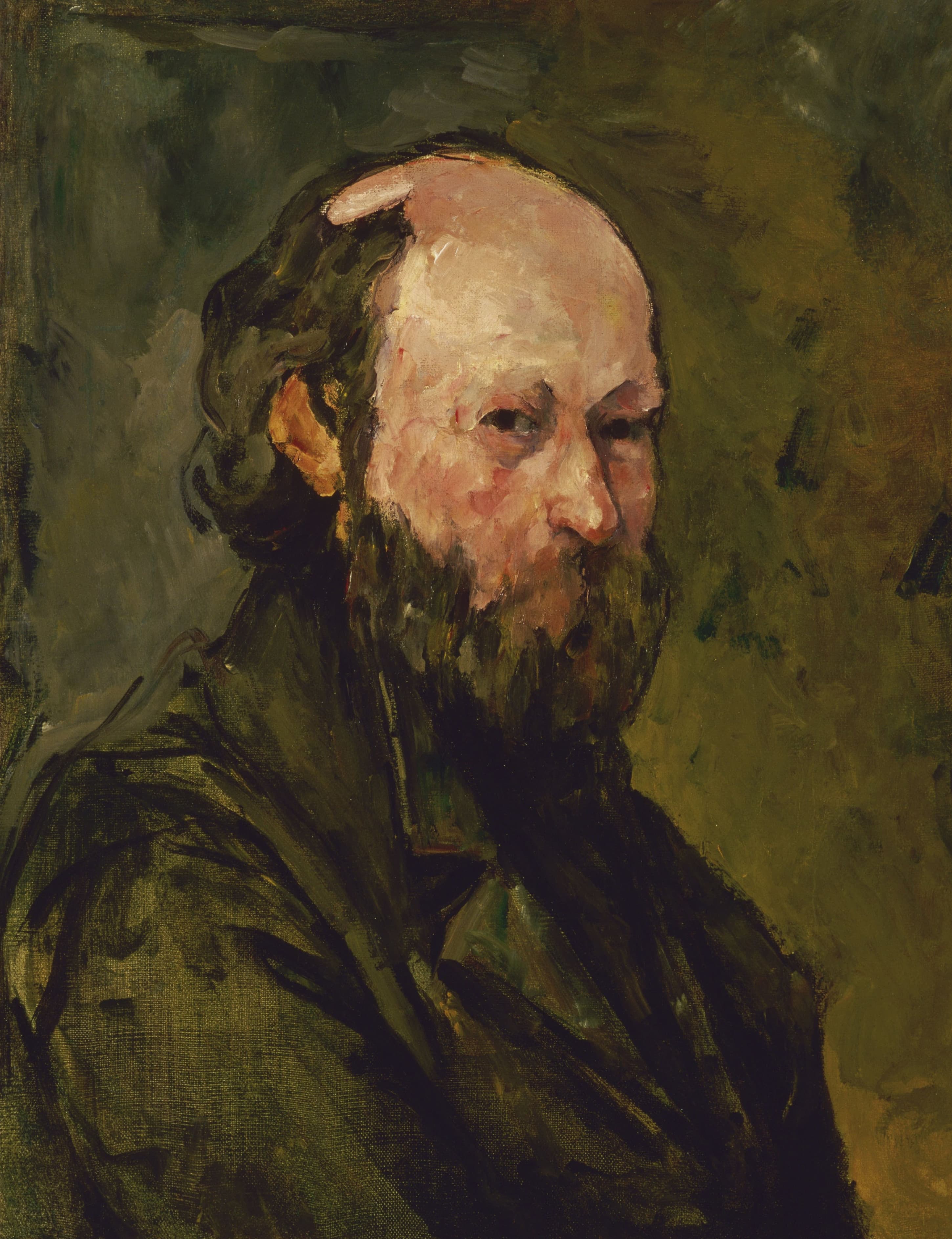《自画像》（self portrait）｜保罗·塞尚 Paul Cézanne｜不明