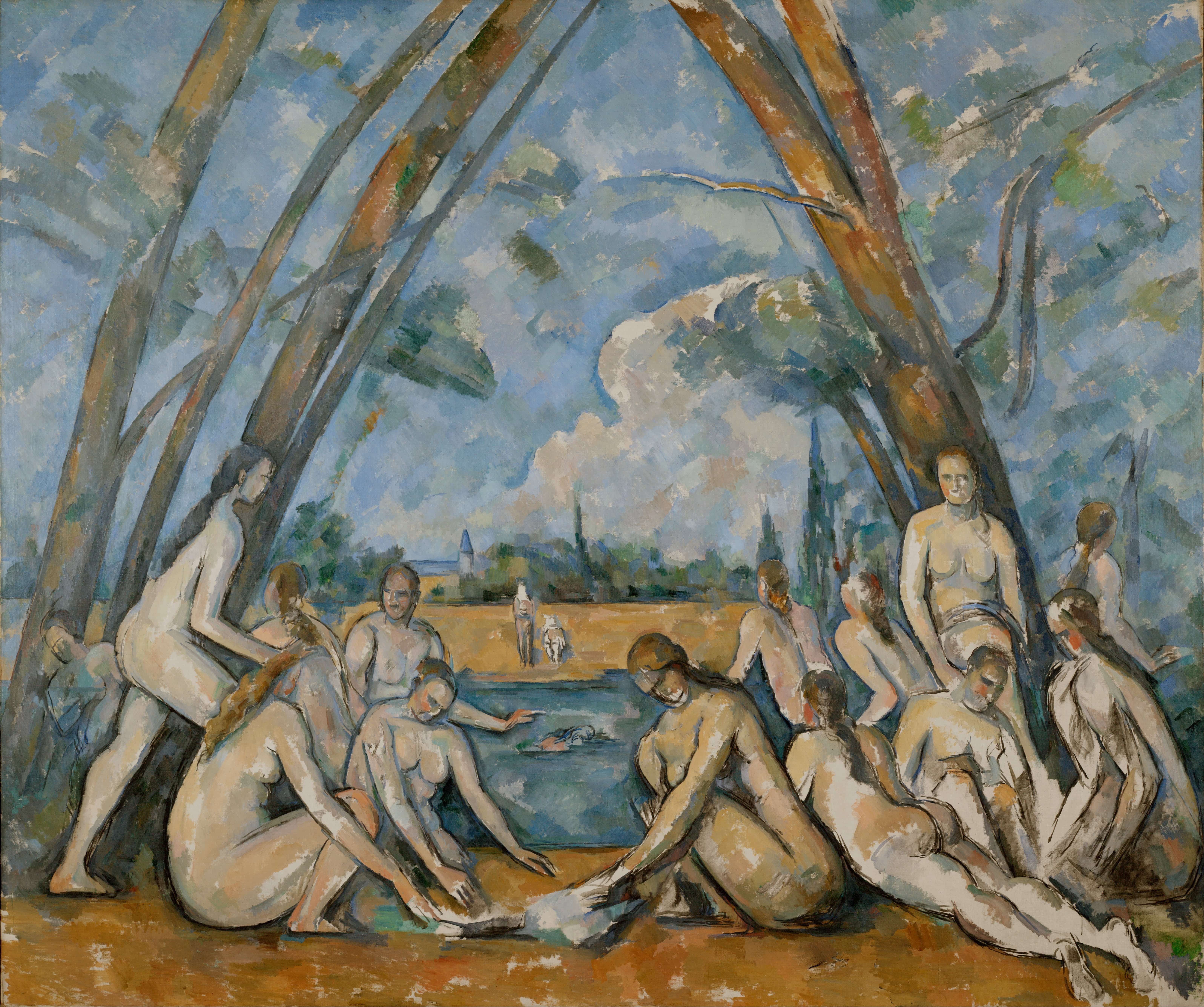 《大浴女》（The Large Bathers）｜保罗·塞尚 Paul Cézanne｜1900–1906
