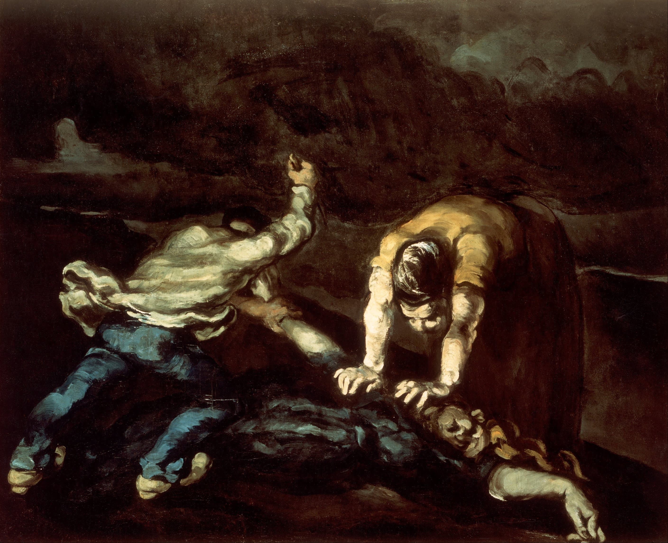 《谋杀案》（the murder）｜保罗·塞尚 Paul Cézanne｜不明