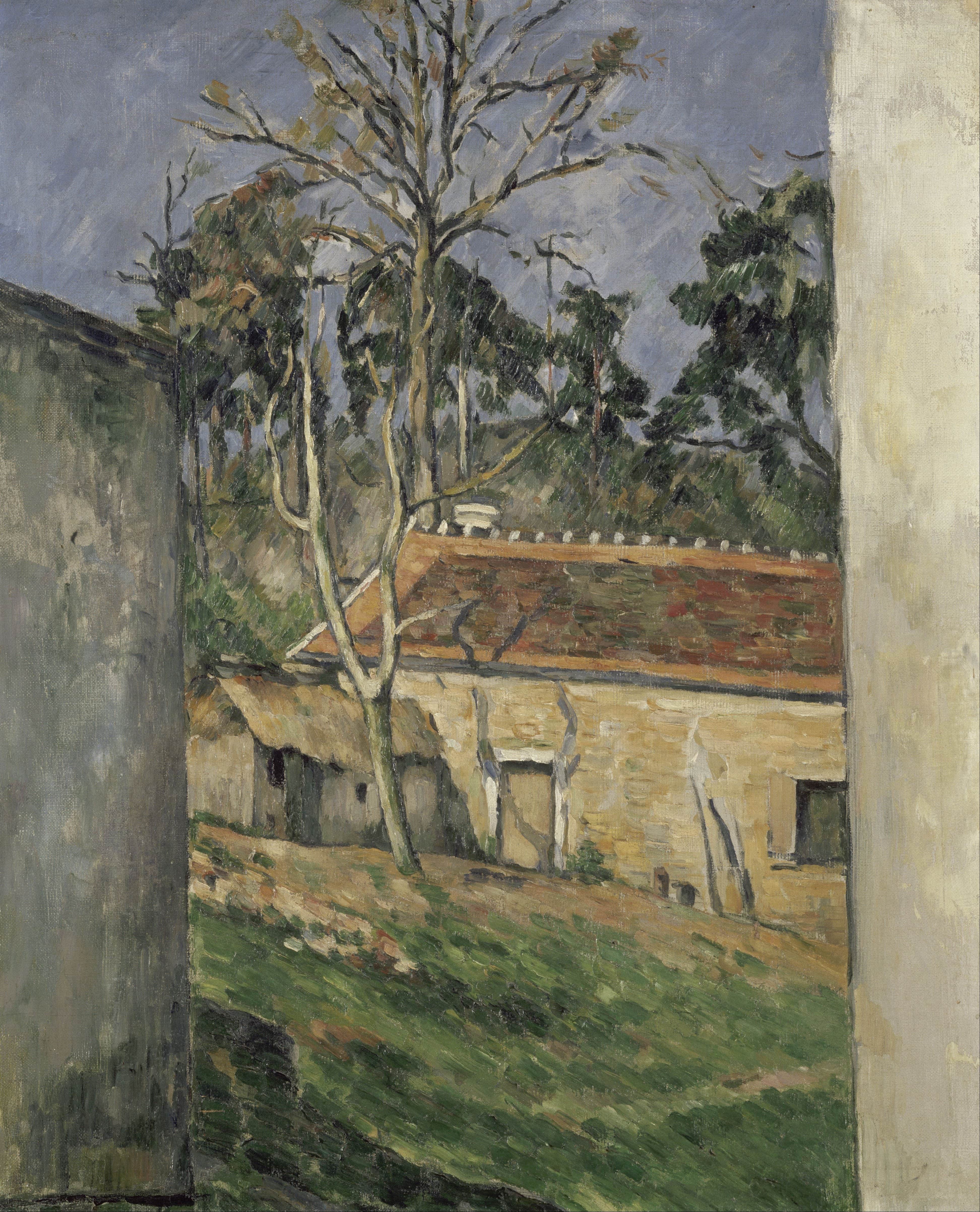 《农家院子》（farmyard）｜保罗·塞尚 Paul Cézanne｜不明