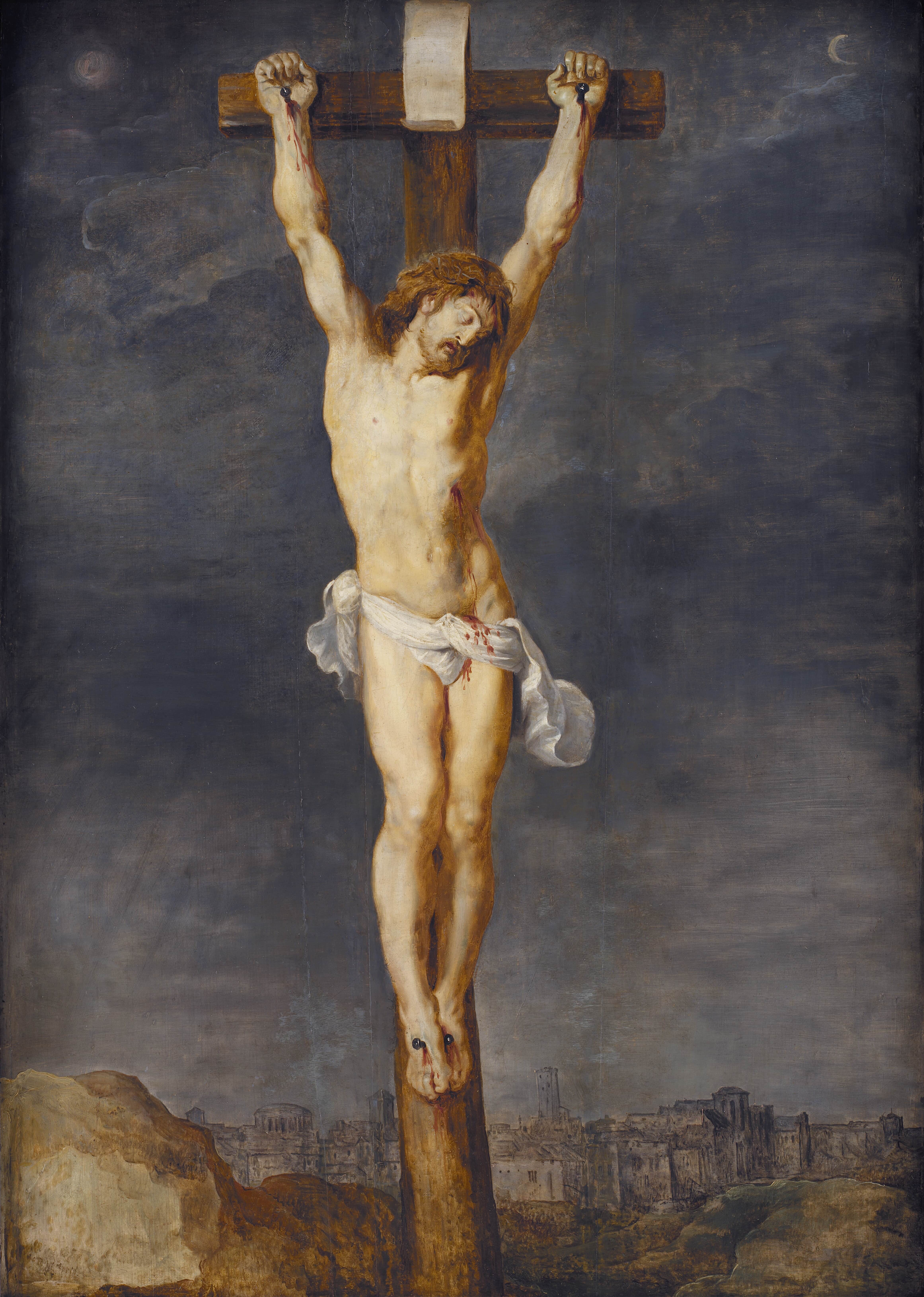 《基督在十字架上》（Christ on the Cross）｜彼得·保罗·鲁本斯 Peter Paul Rubens｜不明