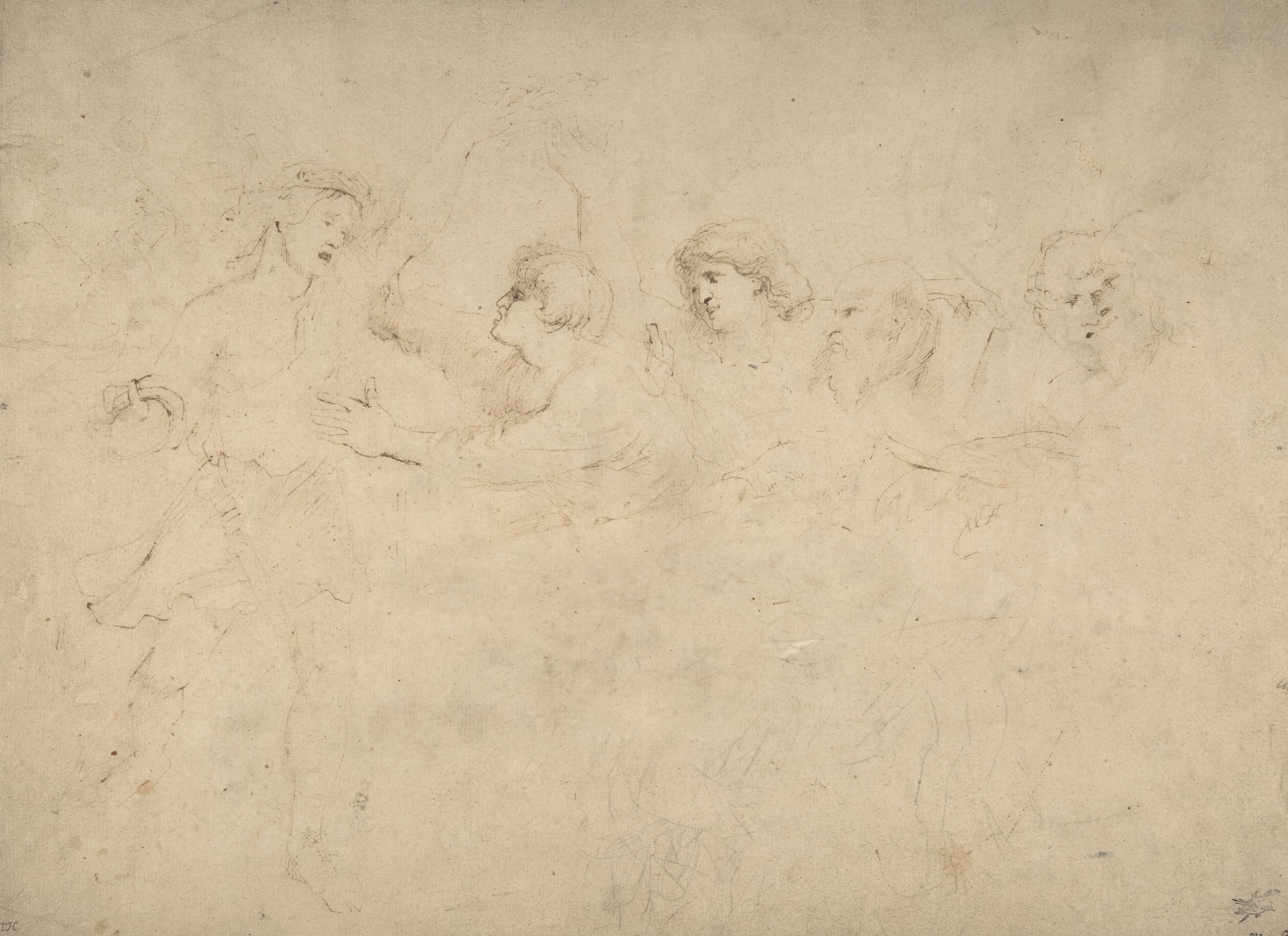 《亚西比德打断了研讨会》（Alcibiades Interrupting the Symposium）｜彼得·保罗·鲁本斯 Peter Paul Rubens｜不明