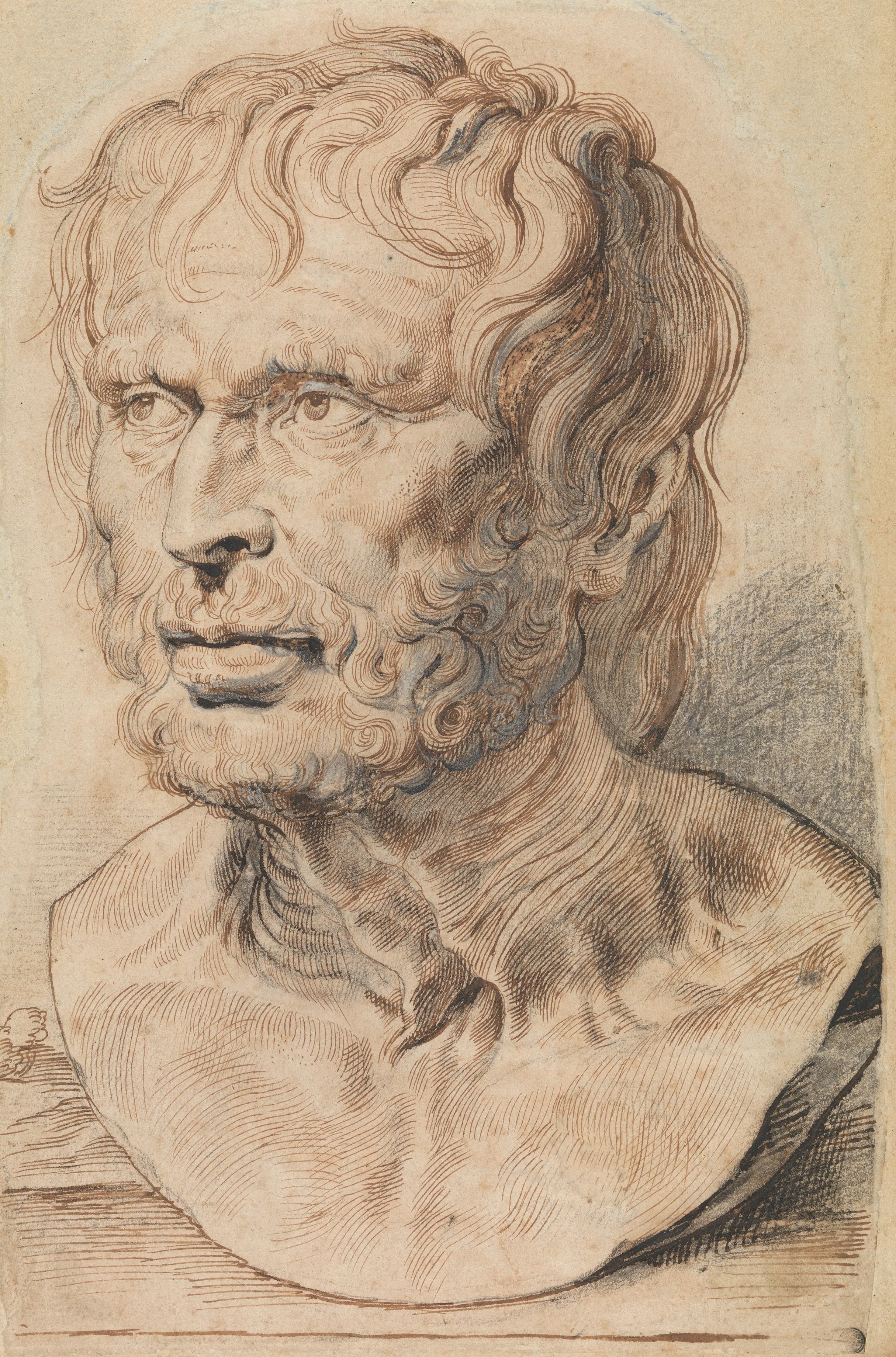 《伪塞内卡半身像》（Bust of Pseudo-Seneca）｜彼得·保罗·鲁本斯 Peter Paul Rubens｜不明