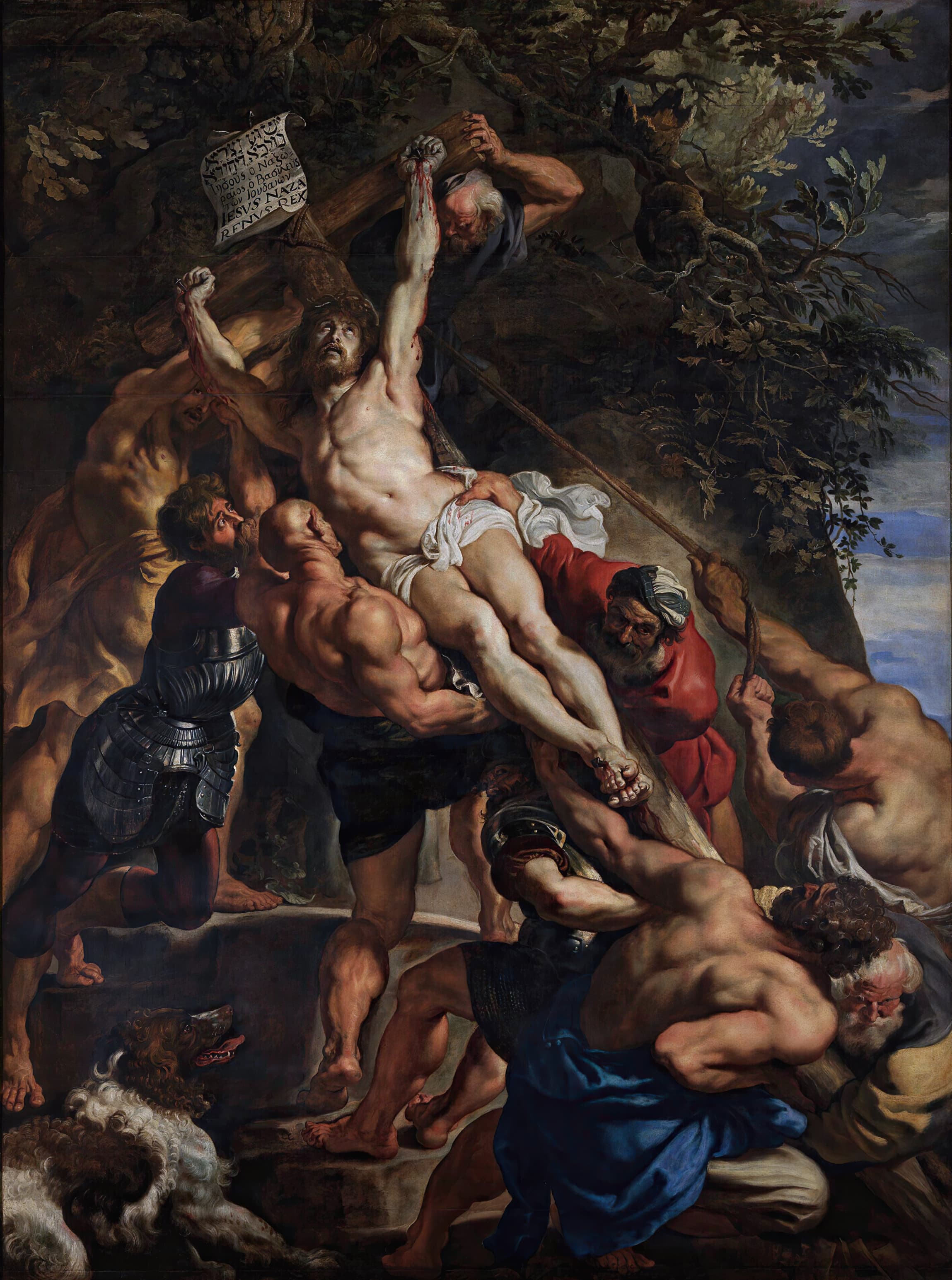《十字架的升起》（The Raising of the Cross）｜彼得·保罗·鲁本斯 Peter Paul Rubens｜1610–1611