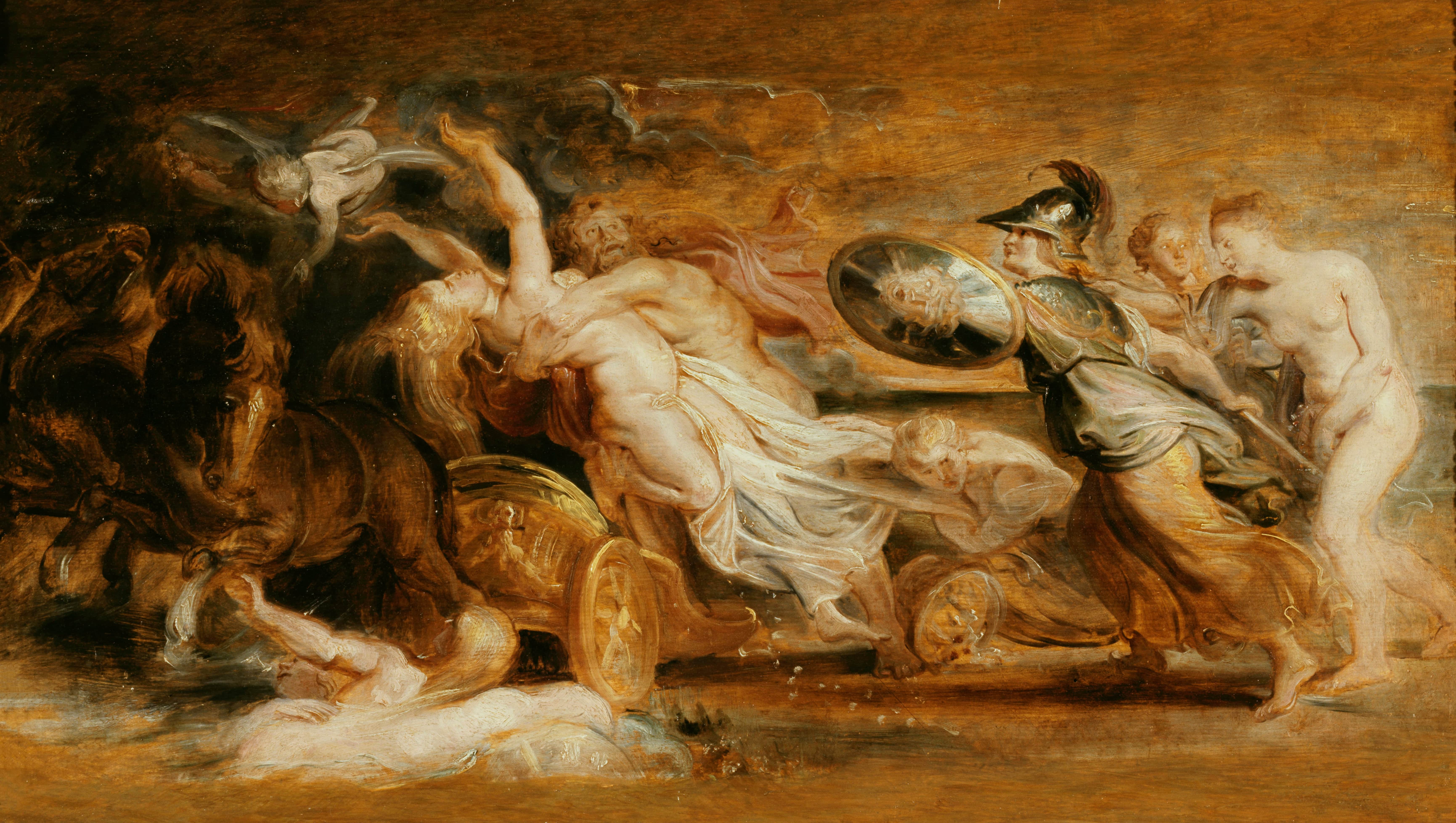 《普罗瑟皮娜被绑架》（The Abduction of Proserpina）｜彼得·保罗·鲁本斯 Peter Paul Rubens｜1614–1615