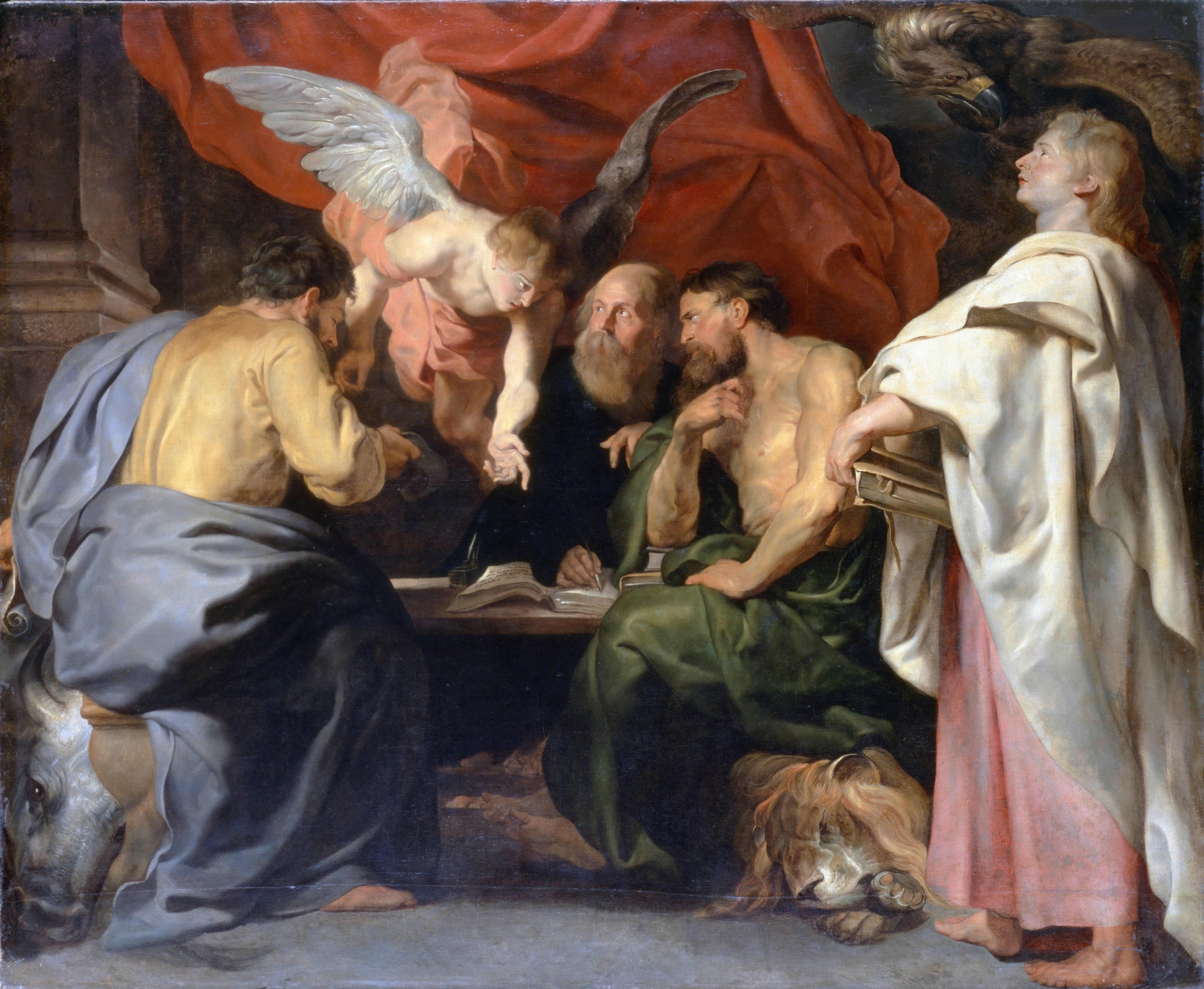 《四位福音传道者》（The four Evangelists）｜彼得·保罗·鲁本斯 Peter Paul Rubens｜1614