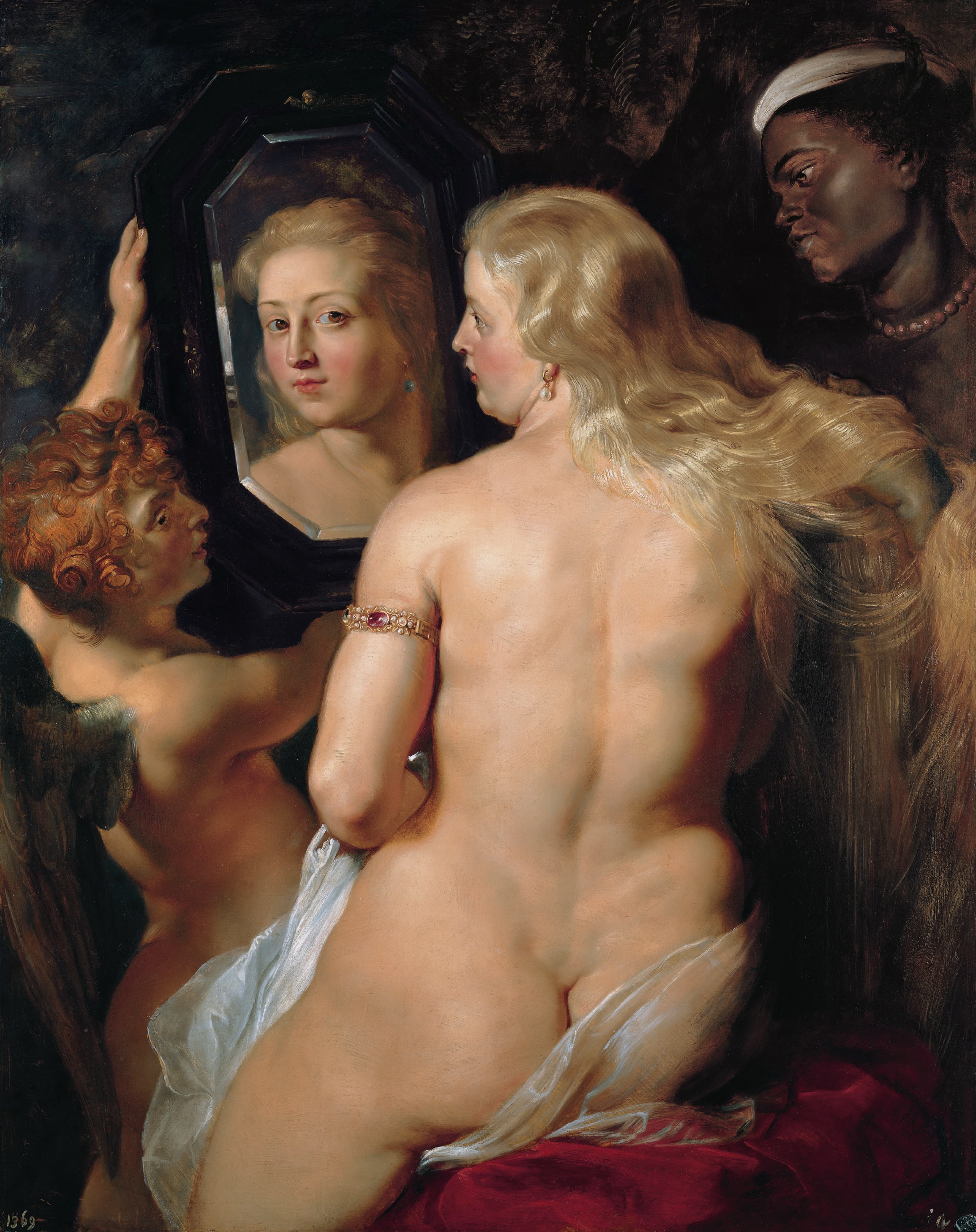 《金星的厕所》（The toilet of Venus）｜彼得·保罗·鲁本斯 Peter Paul Rubens｜1614–1615