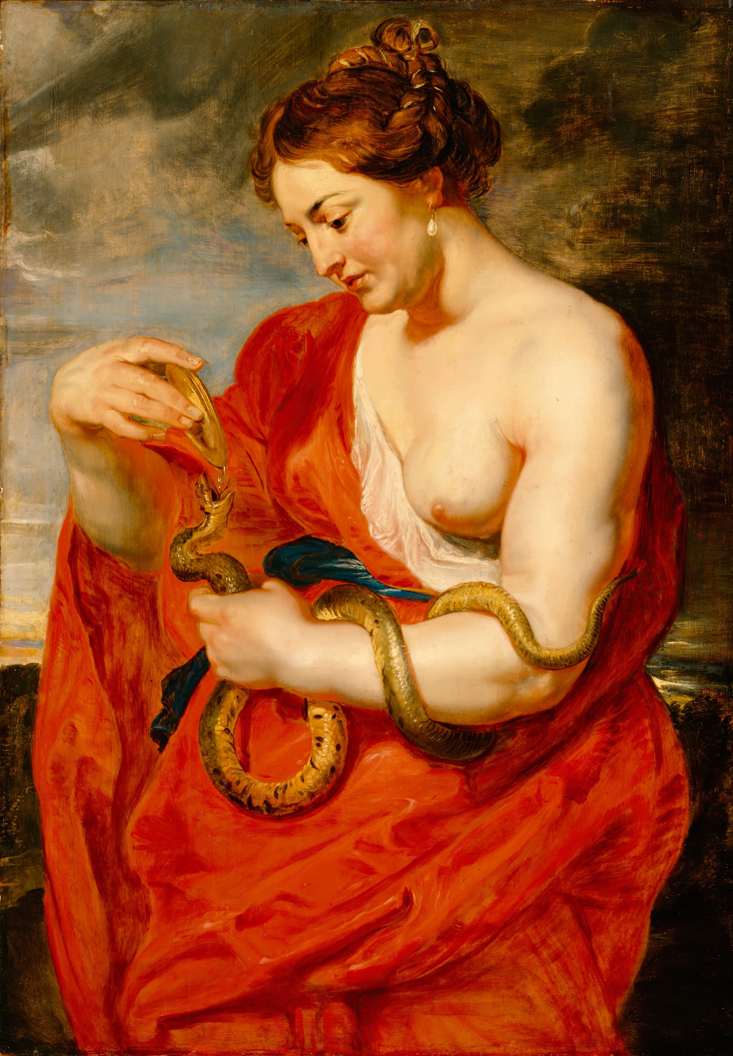 《许吉亚（Hygeia），健康女神》（Hygeia, Goddess of Health）｜彼得·保罗·鲁本斯 Peter Paul Rubens｜约1615