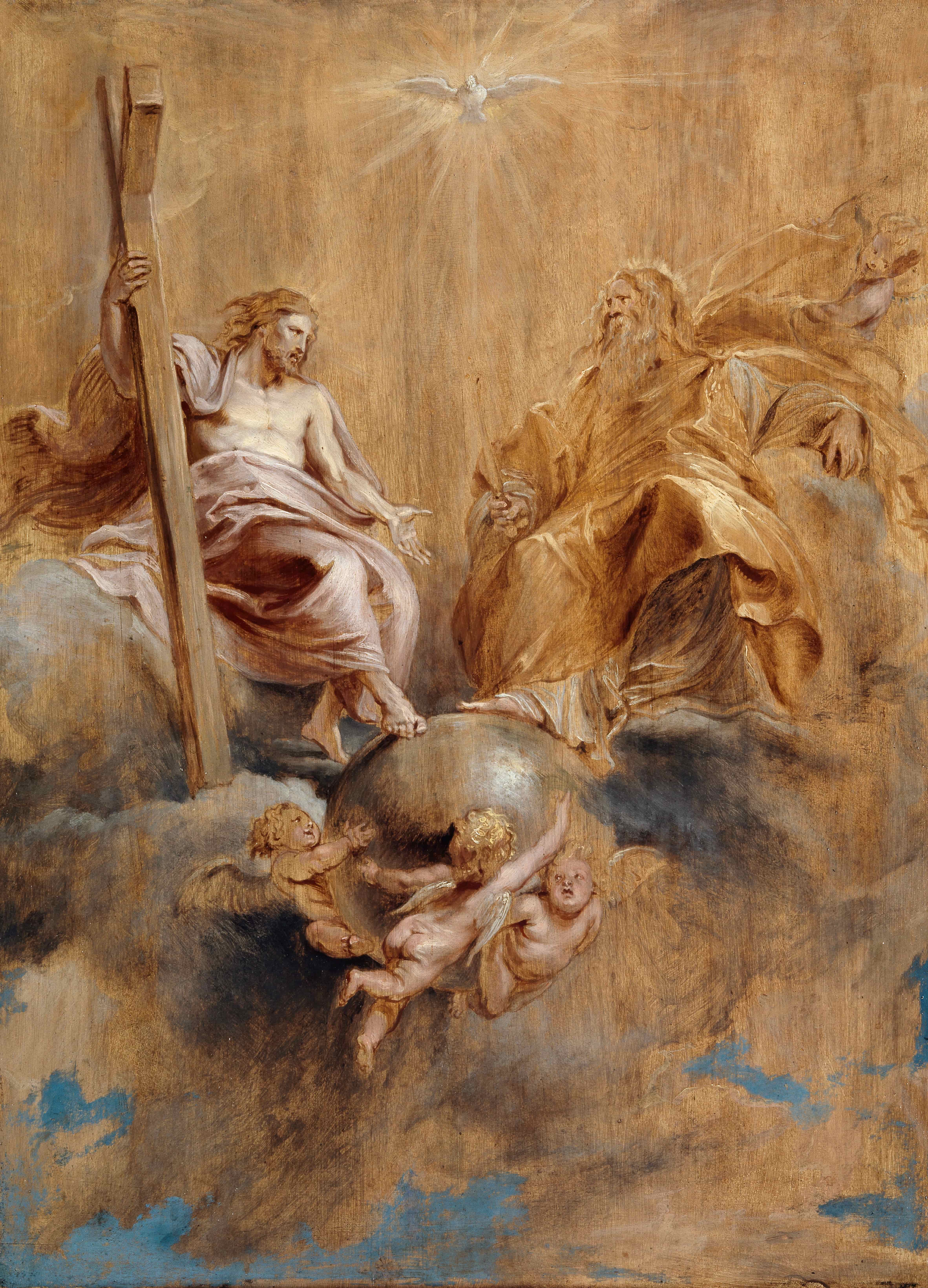 《神圣三位一体》（The Holy Trinity）｜彼得·保罗·鲁本斯 Peter Paul Rubens｜1616–1617