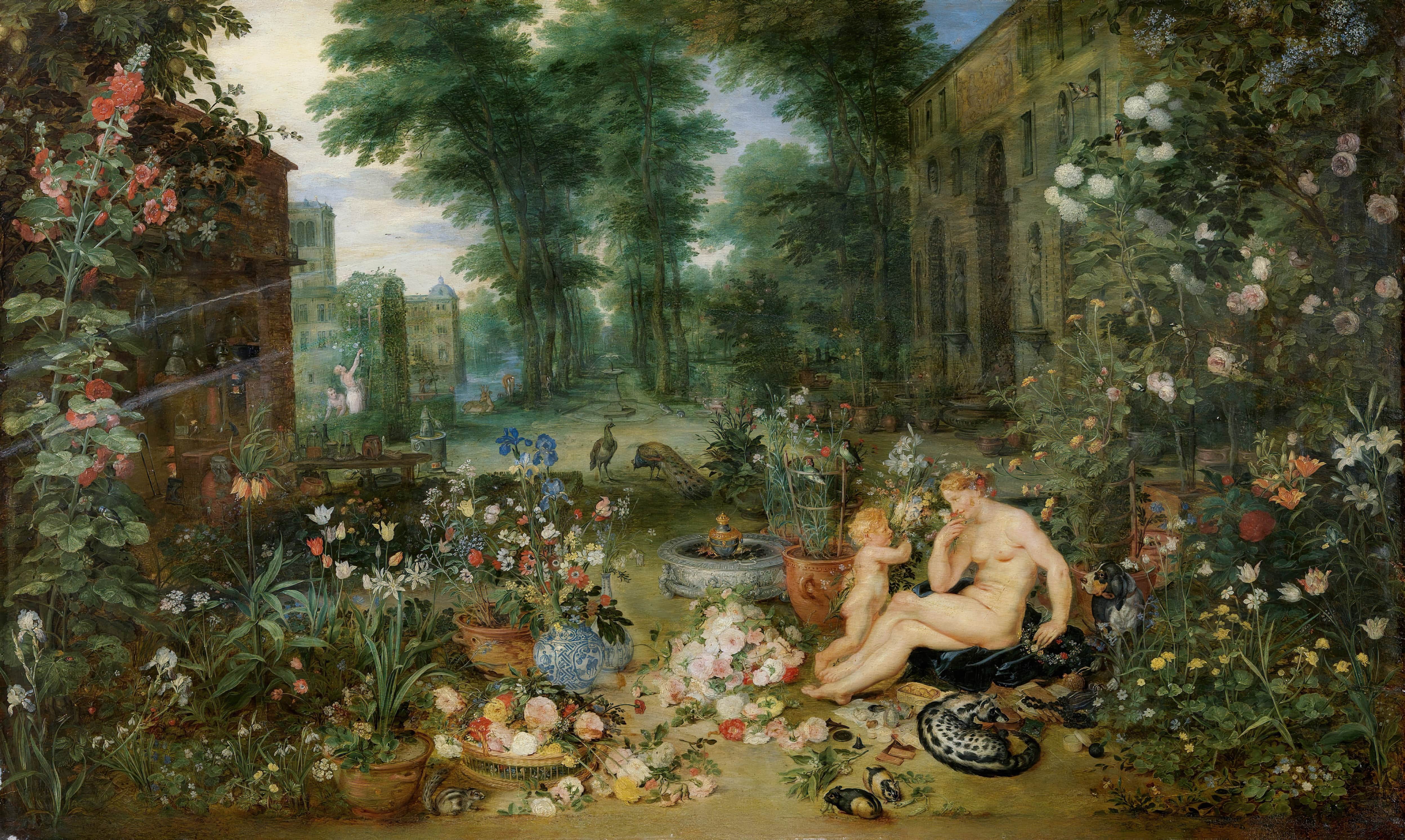 《嗅觉的寓言》（Allegory Of The Sense Of Smell）｜彼得·保罗·鲁本斯 Peter Paul Rubens｜1617–1618