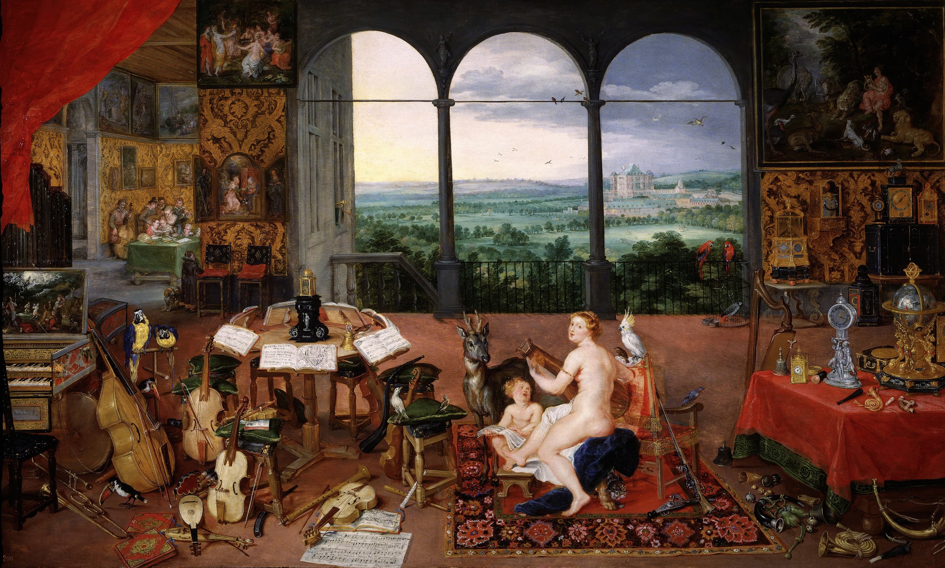 《听力》（Hearing）｜彼得·保罗·鲁本斯 Peter Paul Rubens｜1617–1618