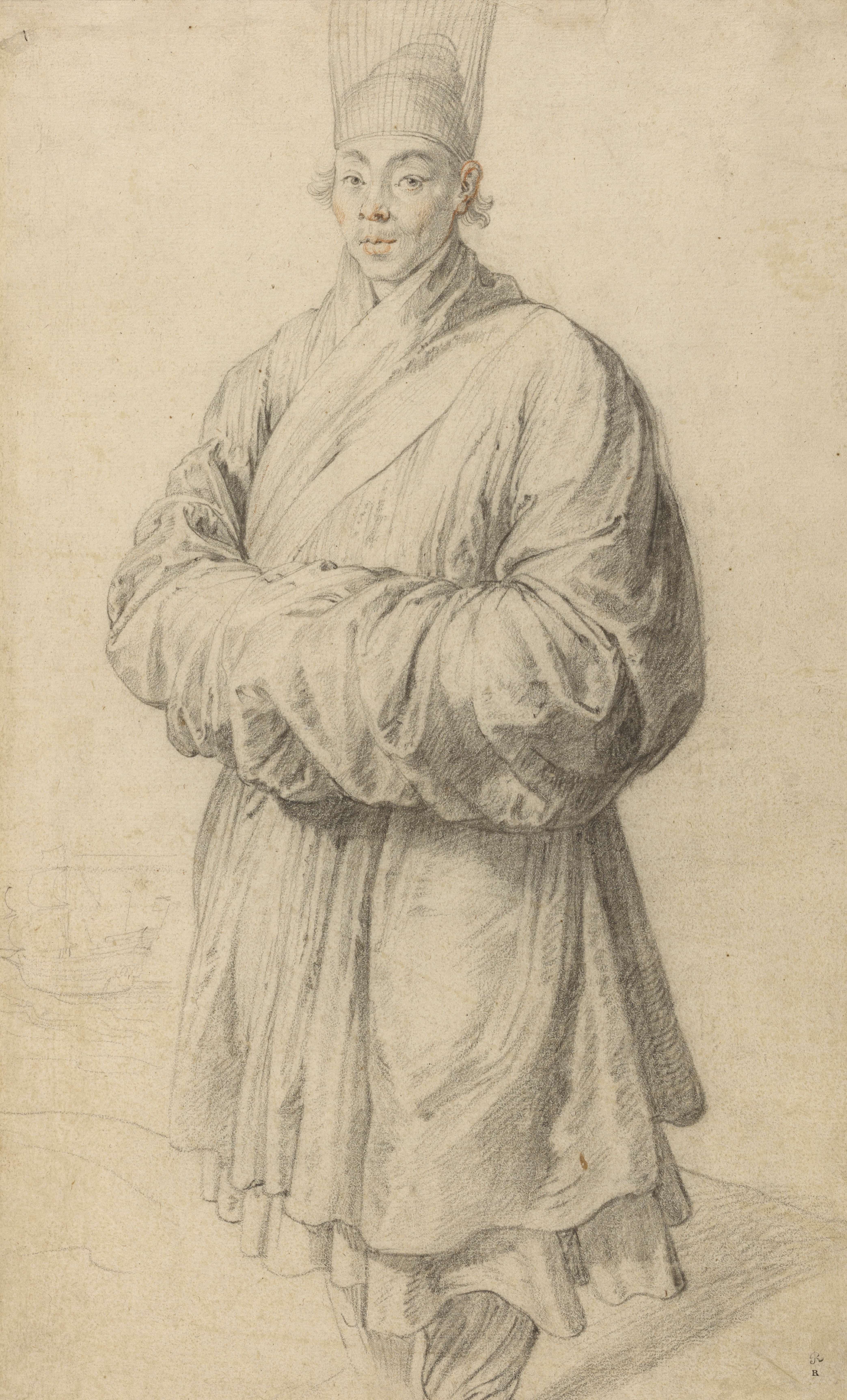 《韩国服装的男人》（Man in Korean Costume）｜彼得·保罗·鲁本斯 Peter Paul Rubens｜1617