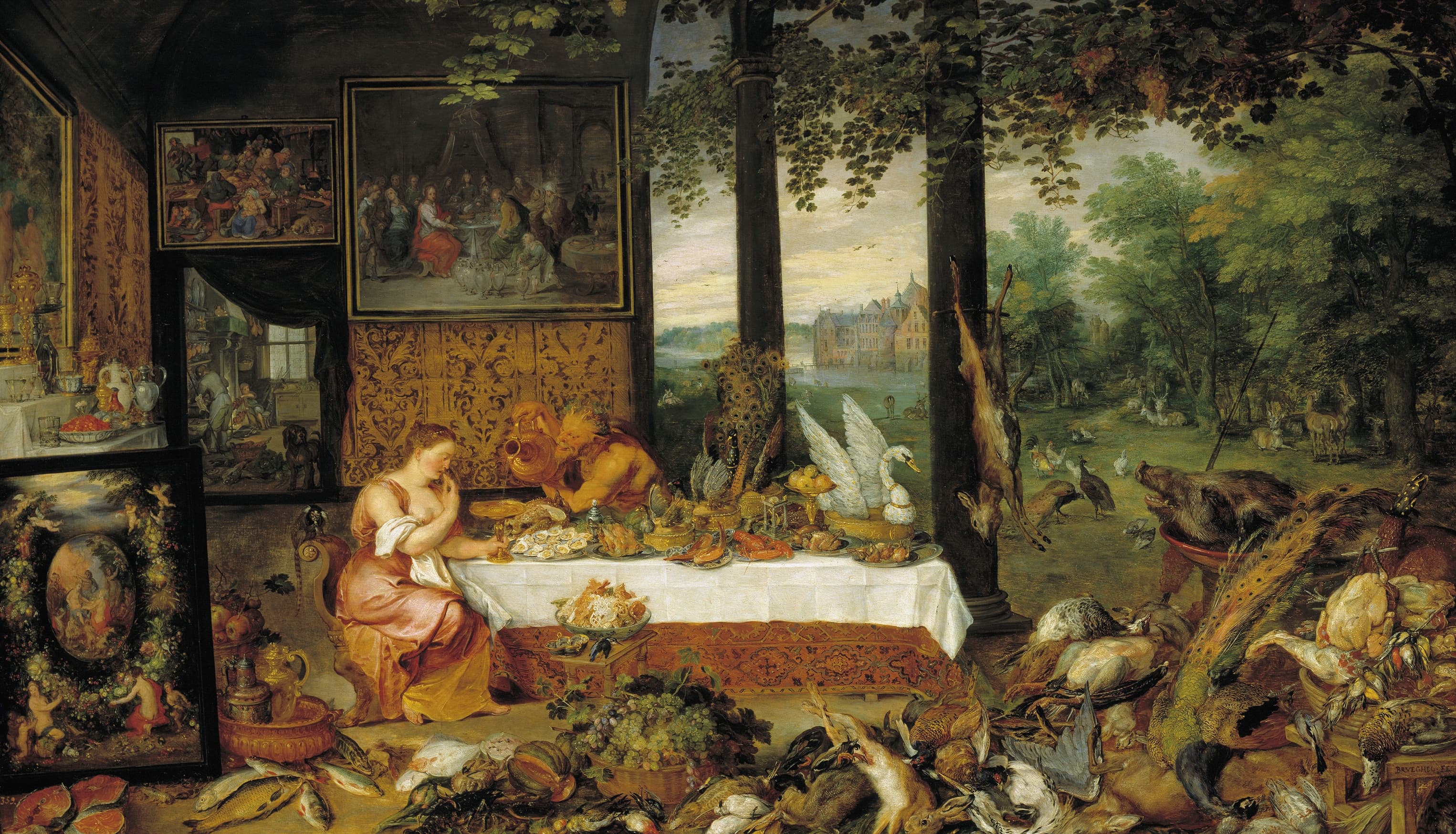 《品尝》（Taste）｜彼得·保罗·鲁本斯 Peter Paul Rubens｜1617–1618