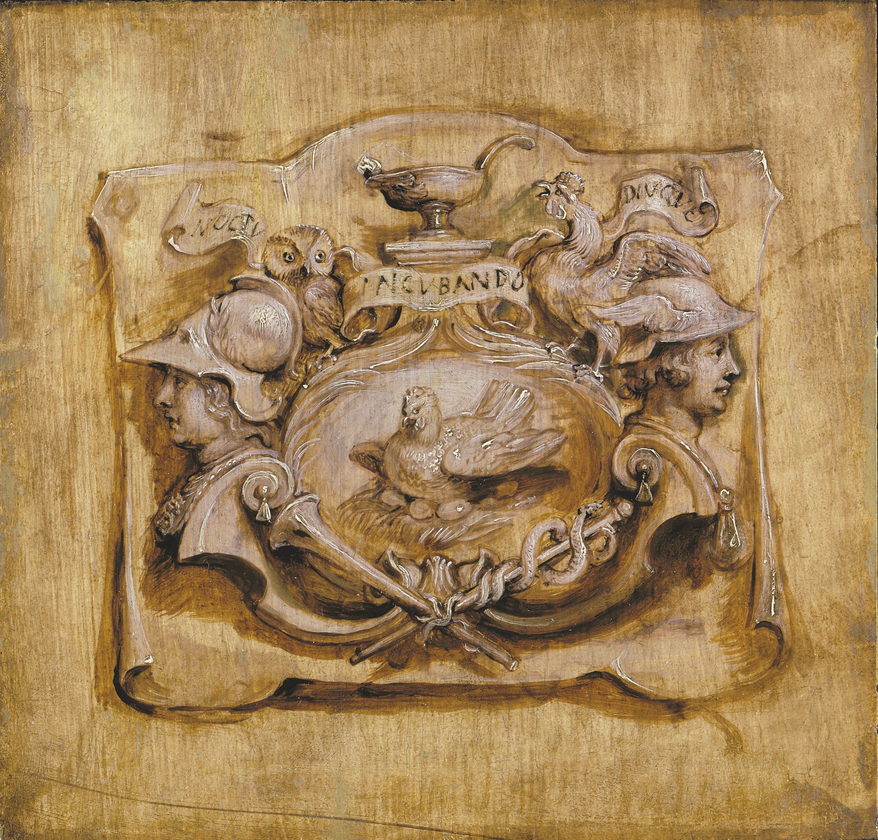 《Jan van Meurs 的印刷标记》（Printer's mark of Jan van Meurs）｜彼得·保罗·鲁本斯 Peter Paul Rubens｜1618–1629