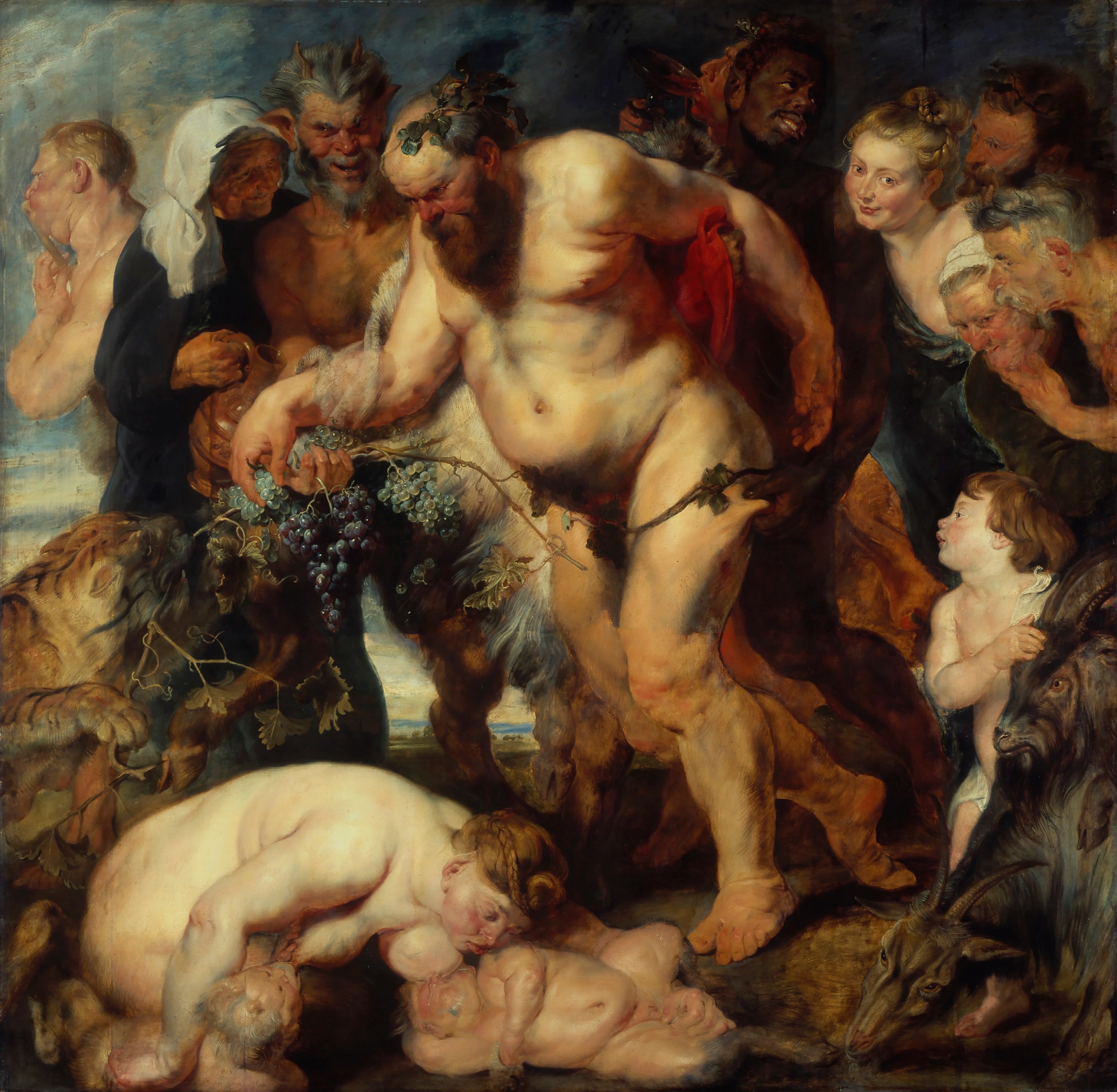 《醉酒的西勒诺斯》（The drunken Silenus）｜彼得·保罗·鲁本斯 Peter Paul Rubens｜约 1618–1625