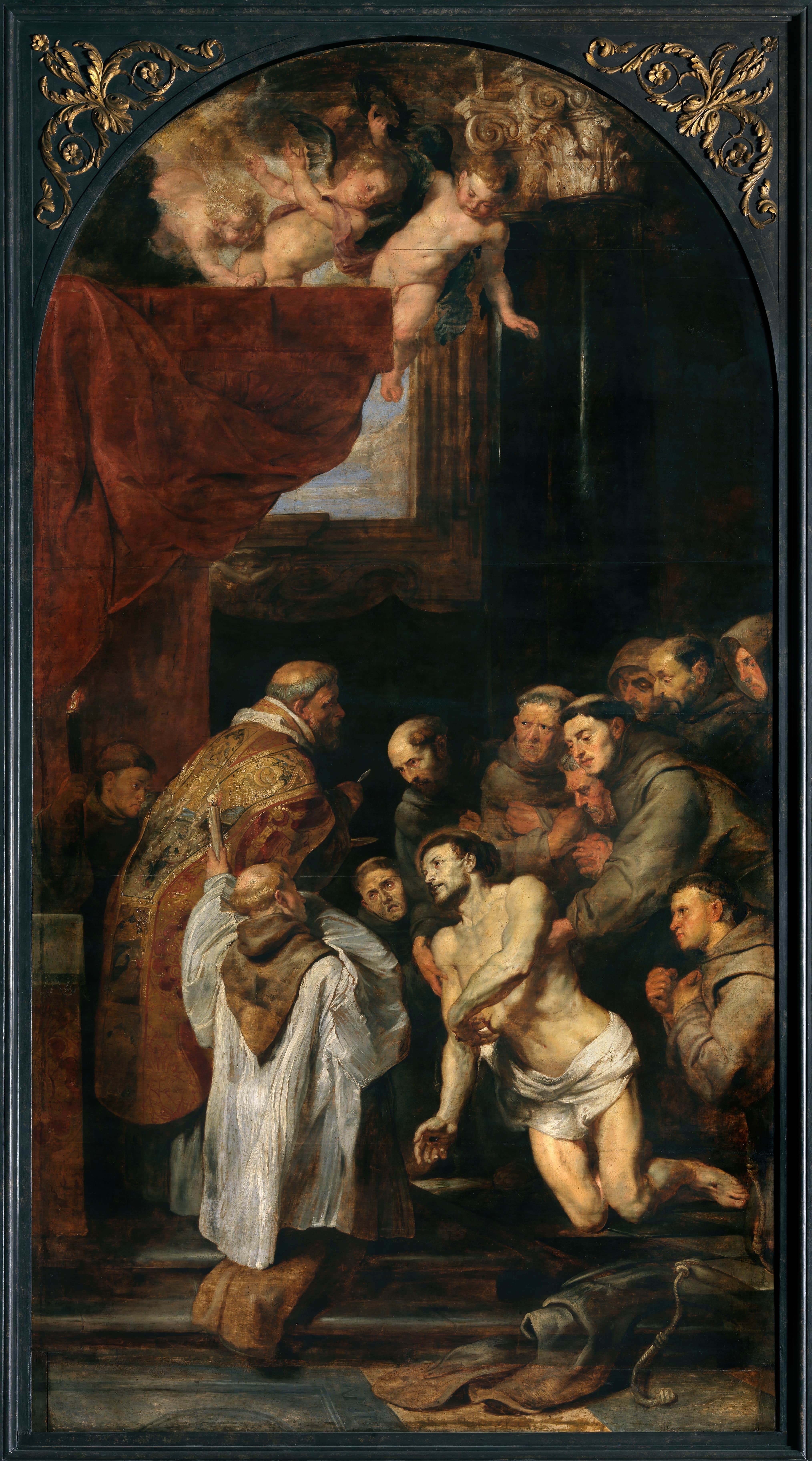 《阿西西圣方济各的最后圣餐》（The Last Communion of Saint Francis of Assisi）｜彼得·保罗·鲁本斯 Peter Paul Rubens｜1619