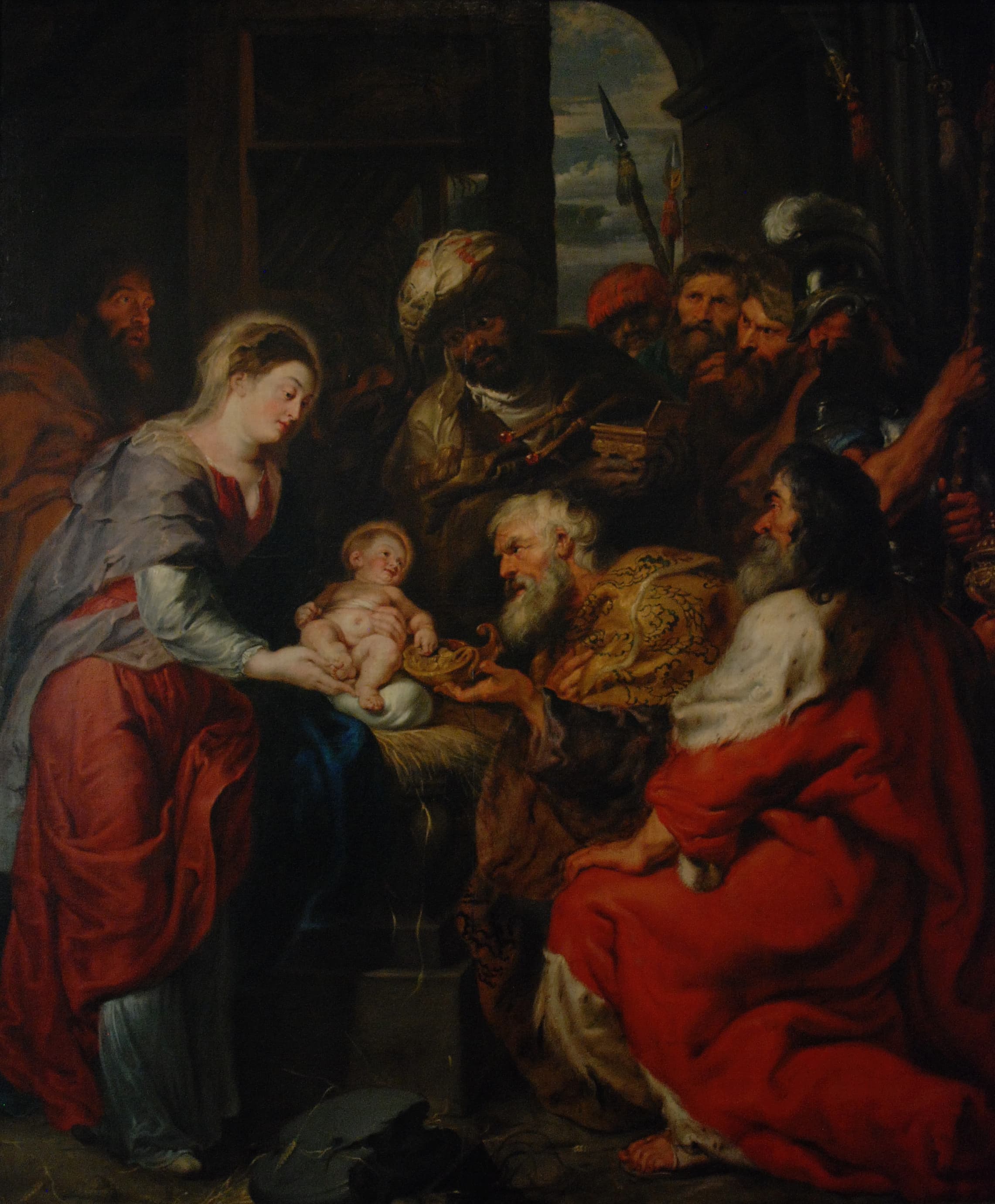 《贤士的崇拜》（Adoration of the Magi）｜彼得·保罗·鲁本斯 Peter Paul Rubens｜1620s