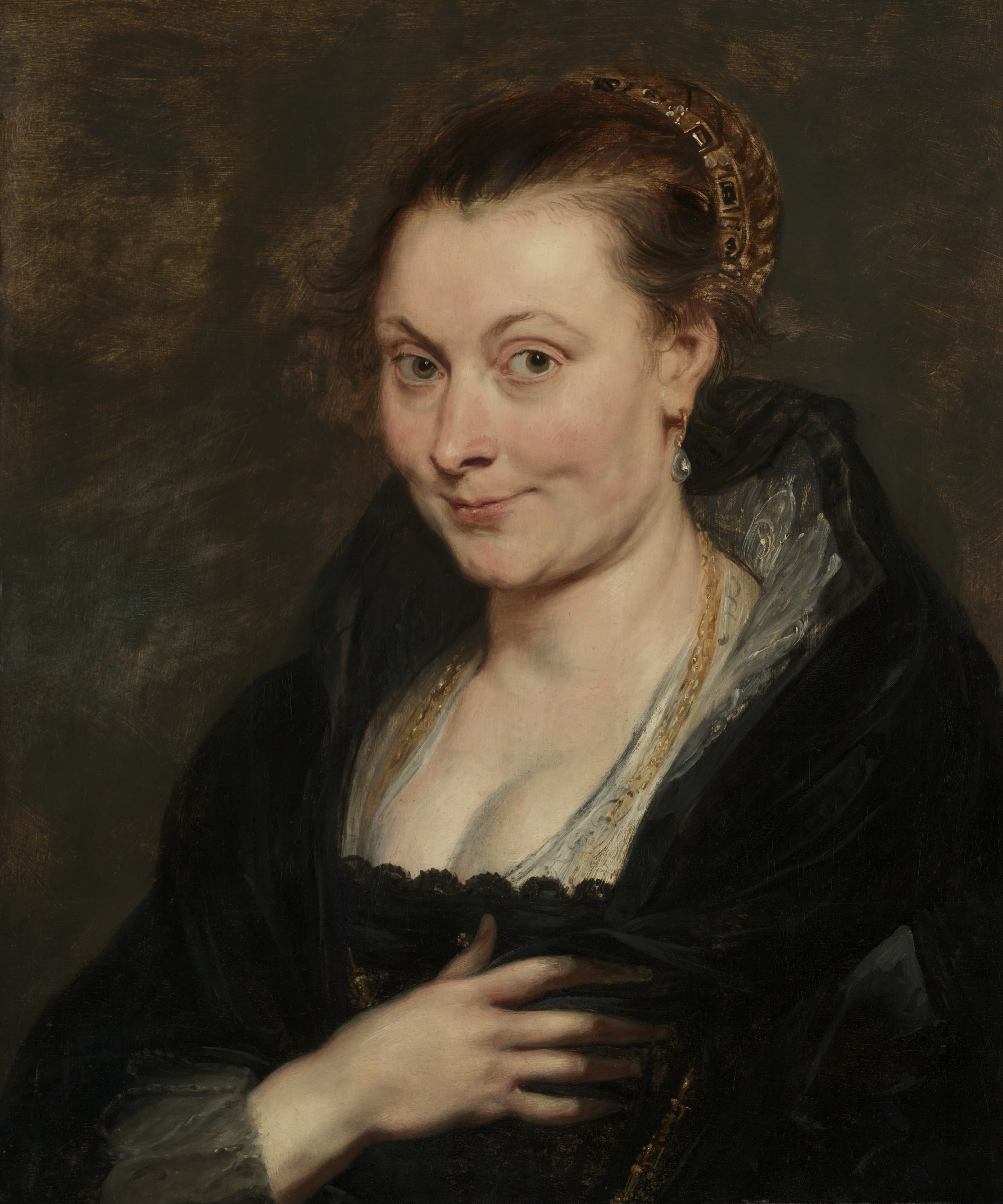 《伊莎贝拉·布兰特的肖像》（Portrait of Isabella Brant）｜彼得·保罗·鲁本斯 Peter Paul Rubens｜约1620–25