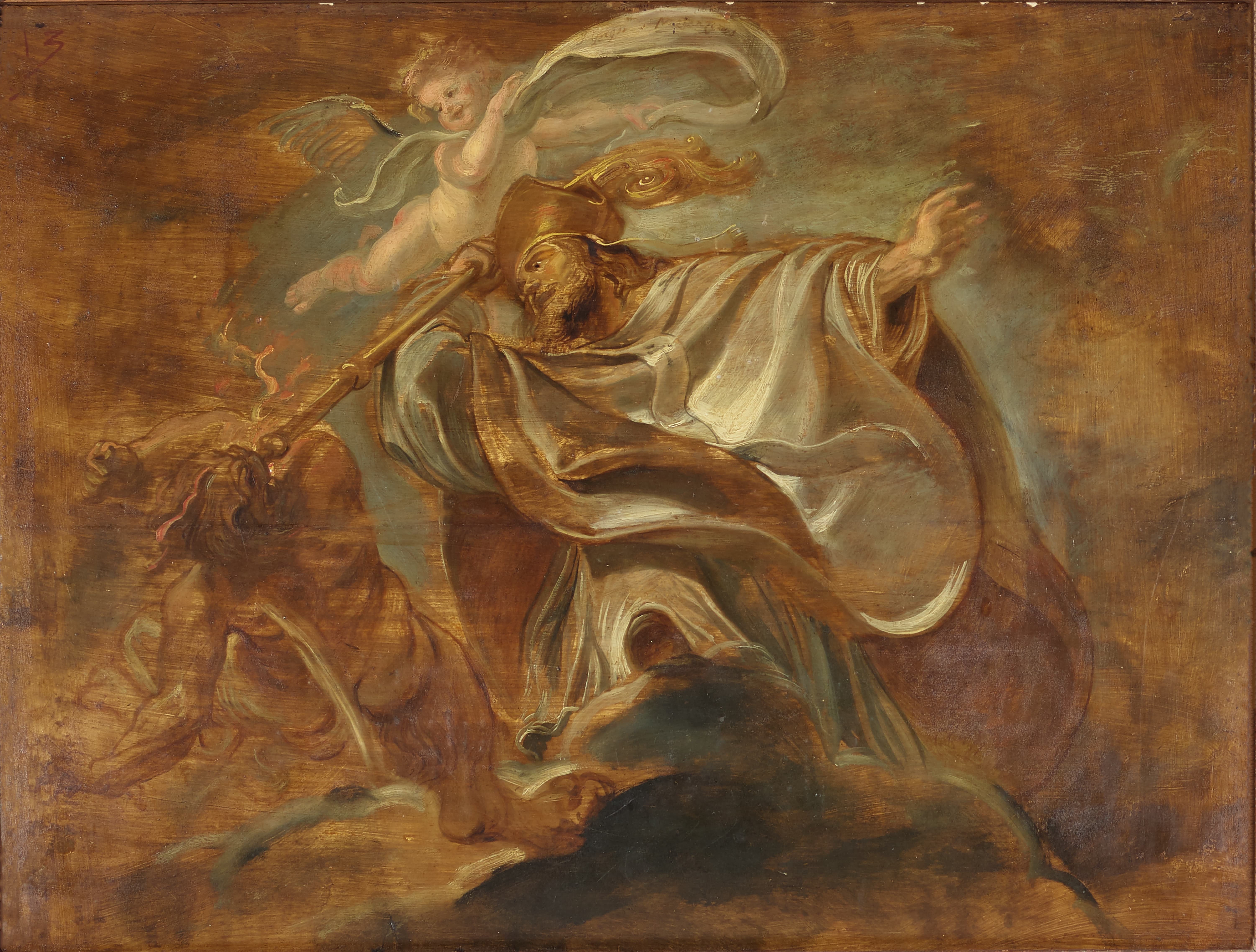 《纳西安祖斯的圣额我略》（St. Gregory of Nazianzus）｜彼得·保罗·鲁本斯 Peter Paul Rubens｜1621