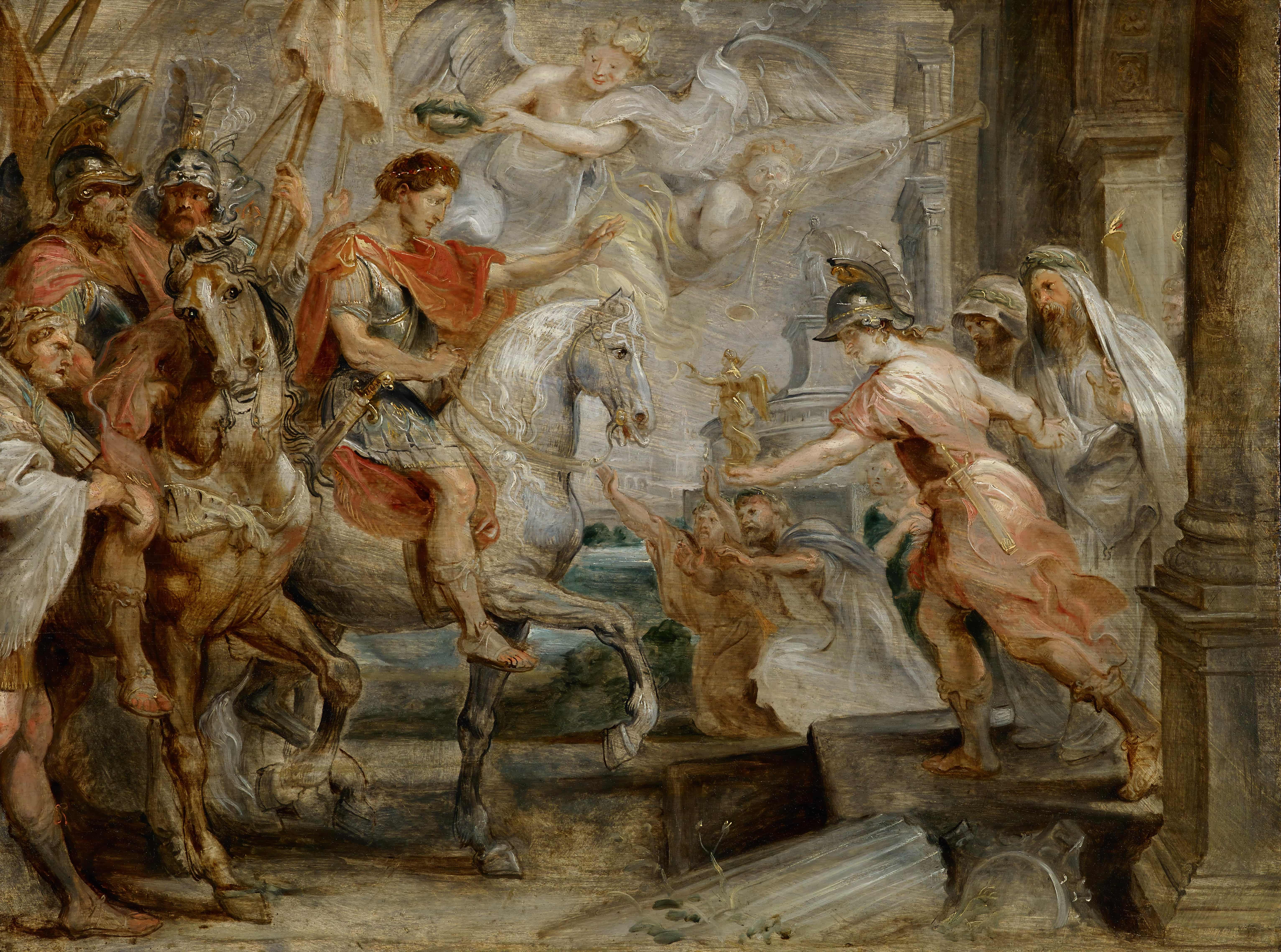 《君士坦丁凯旋进入罗马》（Triumphant Entry Of Constantine Into Rome）｜彼得·保罗·鲁本斯 Peter Paul Rubens｜1621